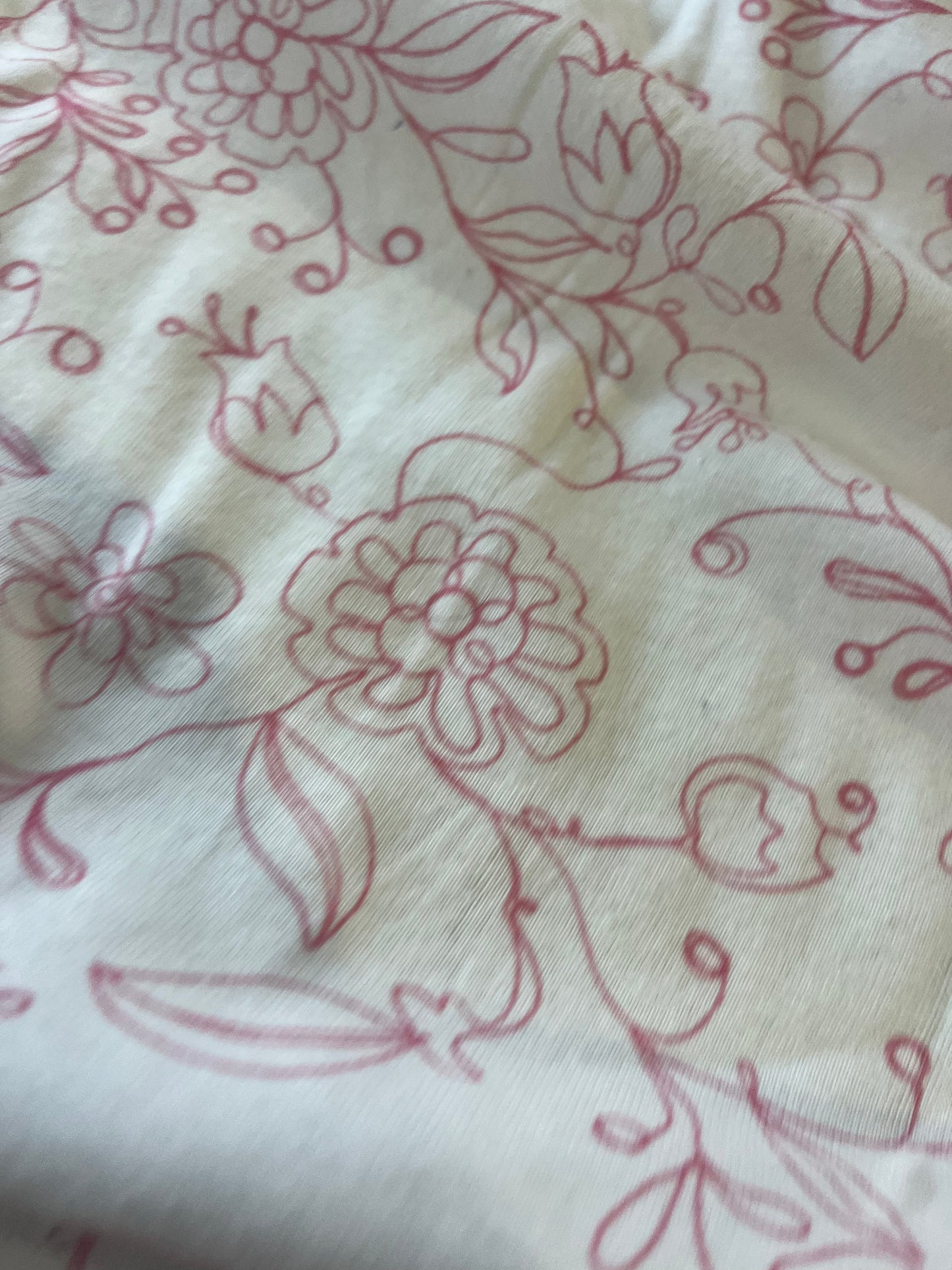 BACCHUS 017 jersey cotton with spink flowers