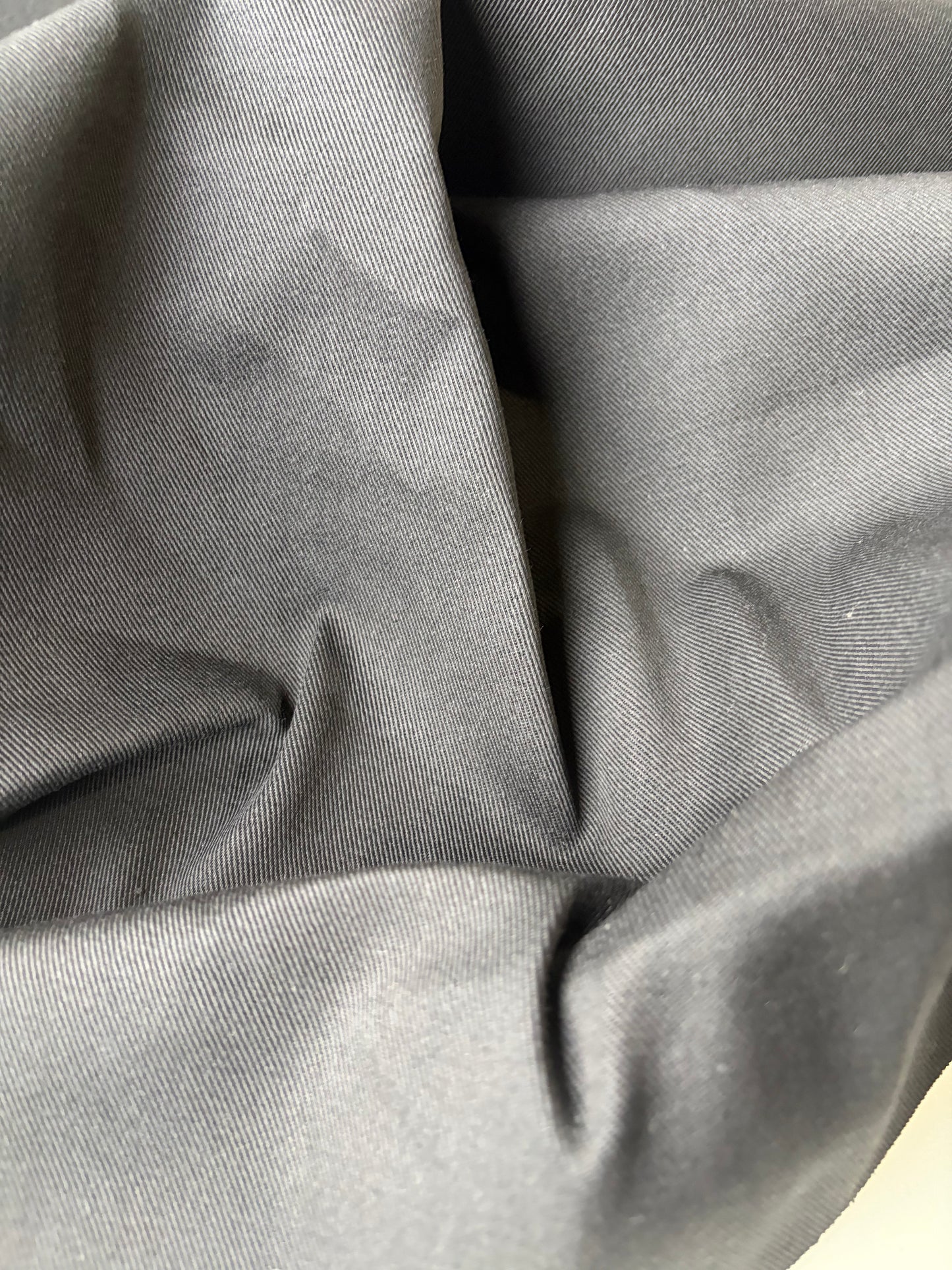 DENIM DROP 240 KUROKI midweight denim black overdyed