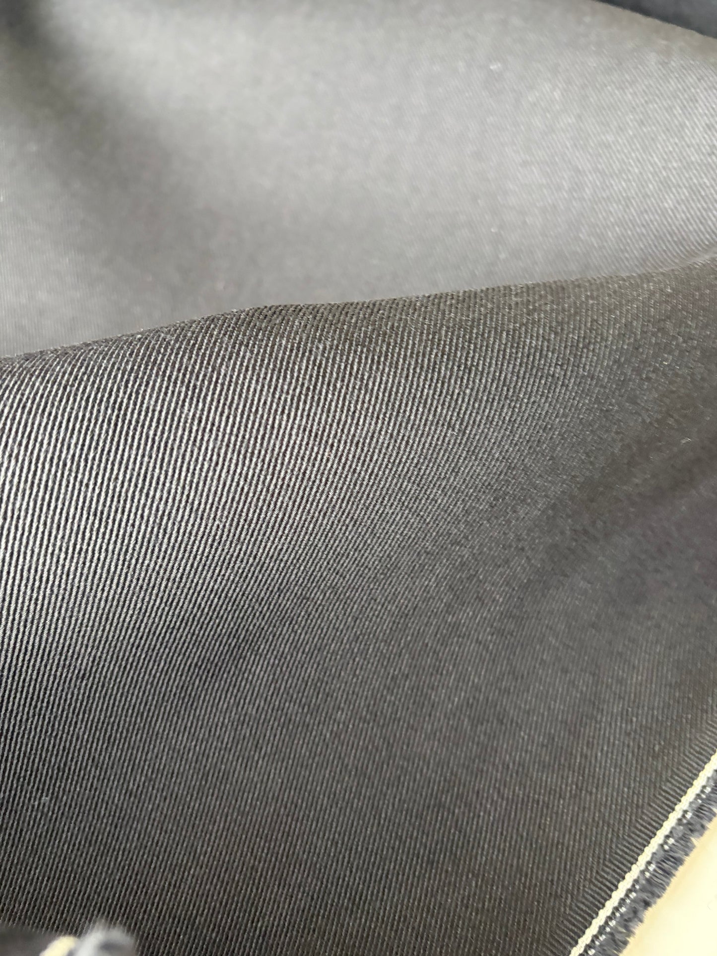 DENIM DROP 240 KUROKI midweight denim black overdyed