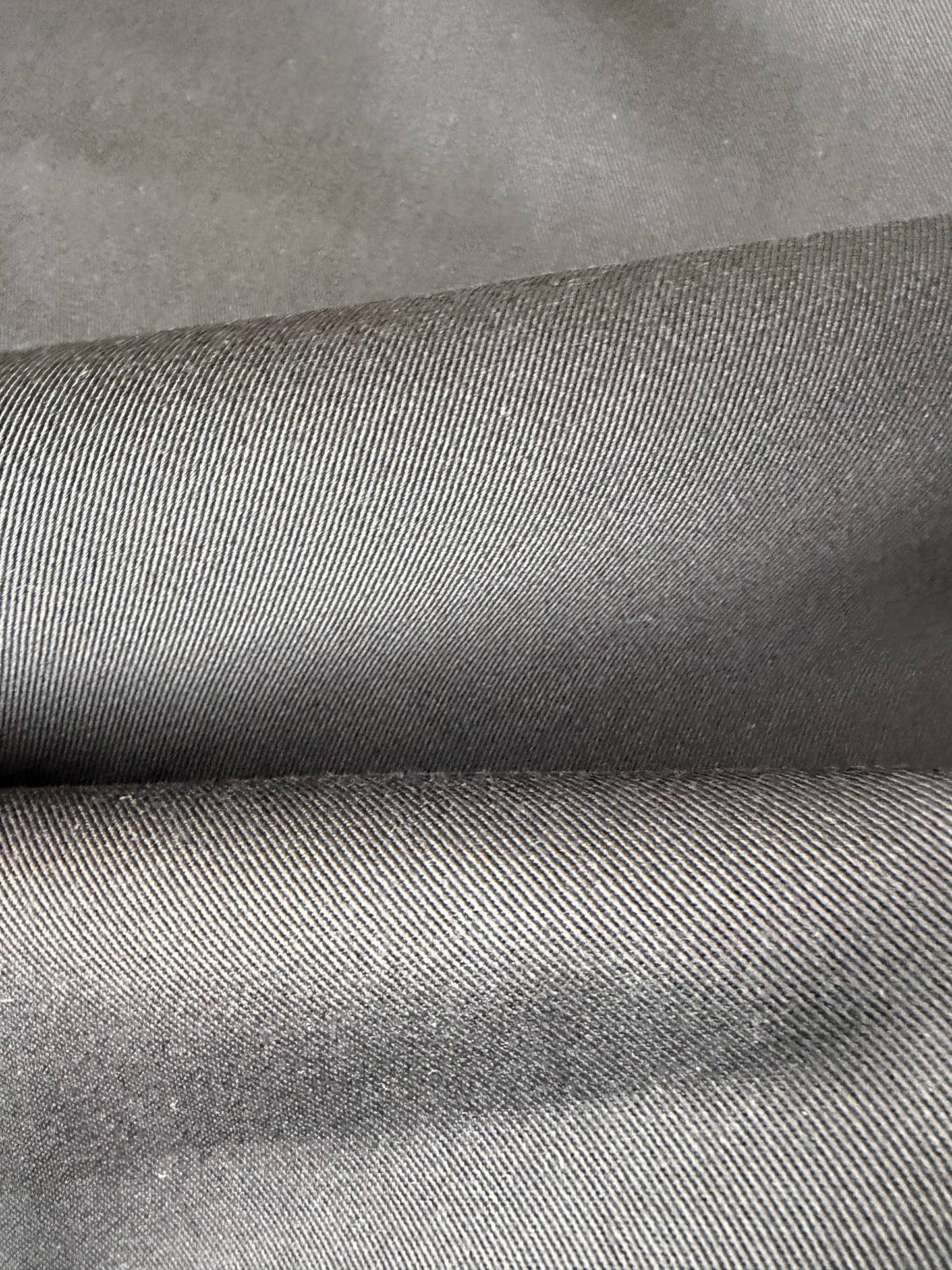 DENIM DROP 240 KUROKI midweight denim black overdyed