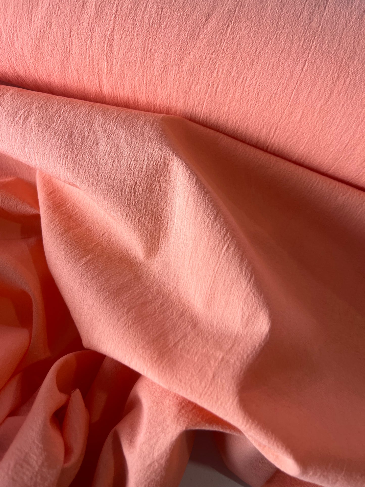 GARRY 022 washed cotton crepon salmon