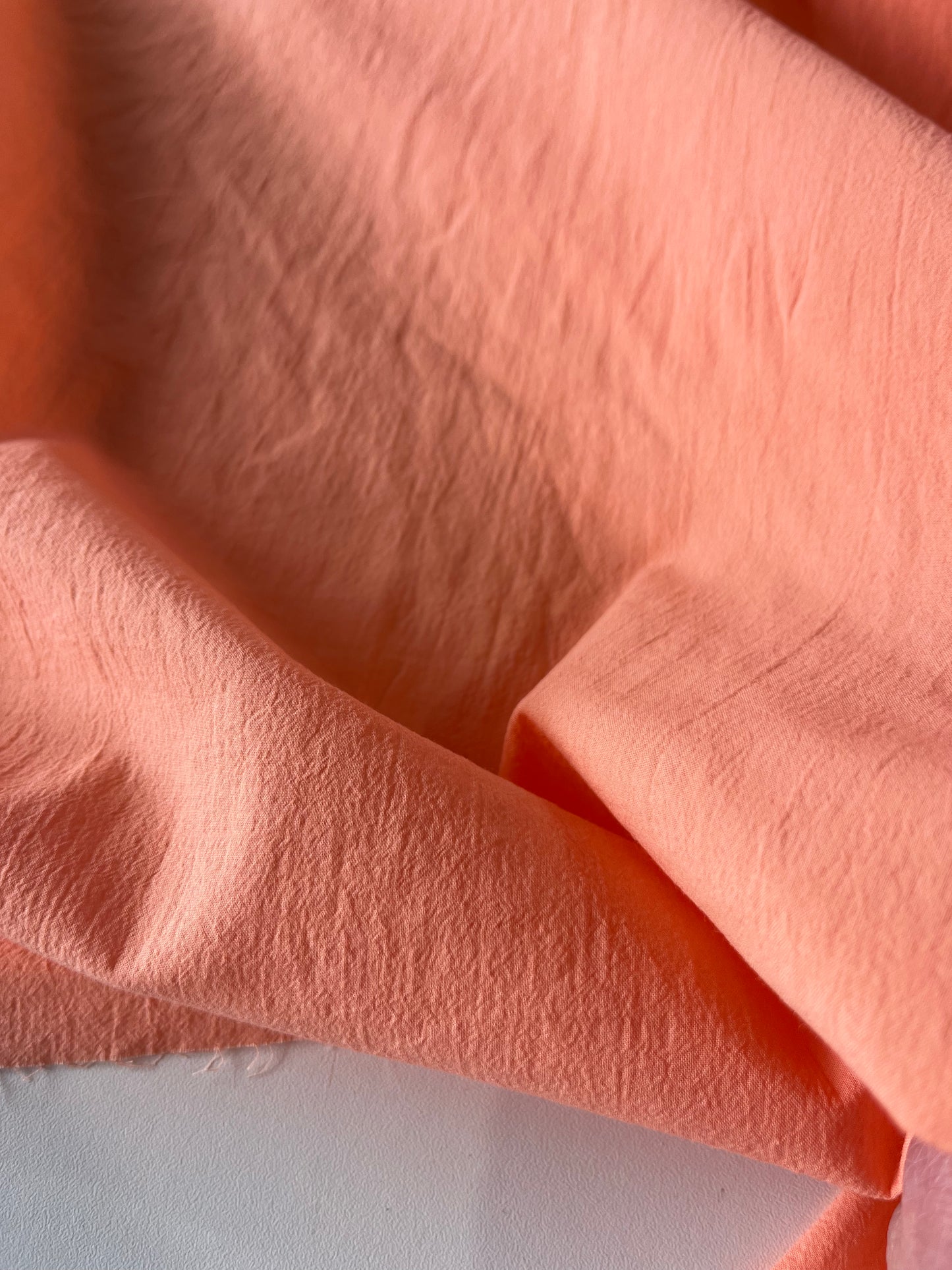 GARRY 022 washed cotton crepon salmon