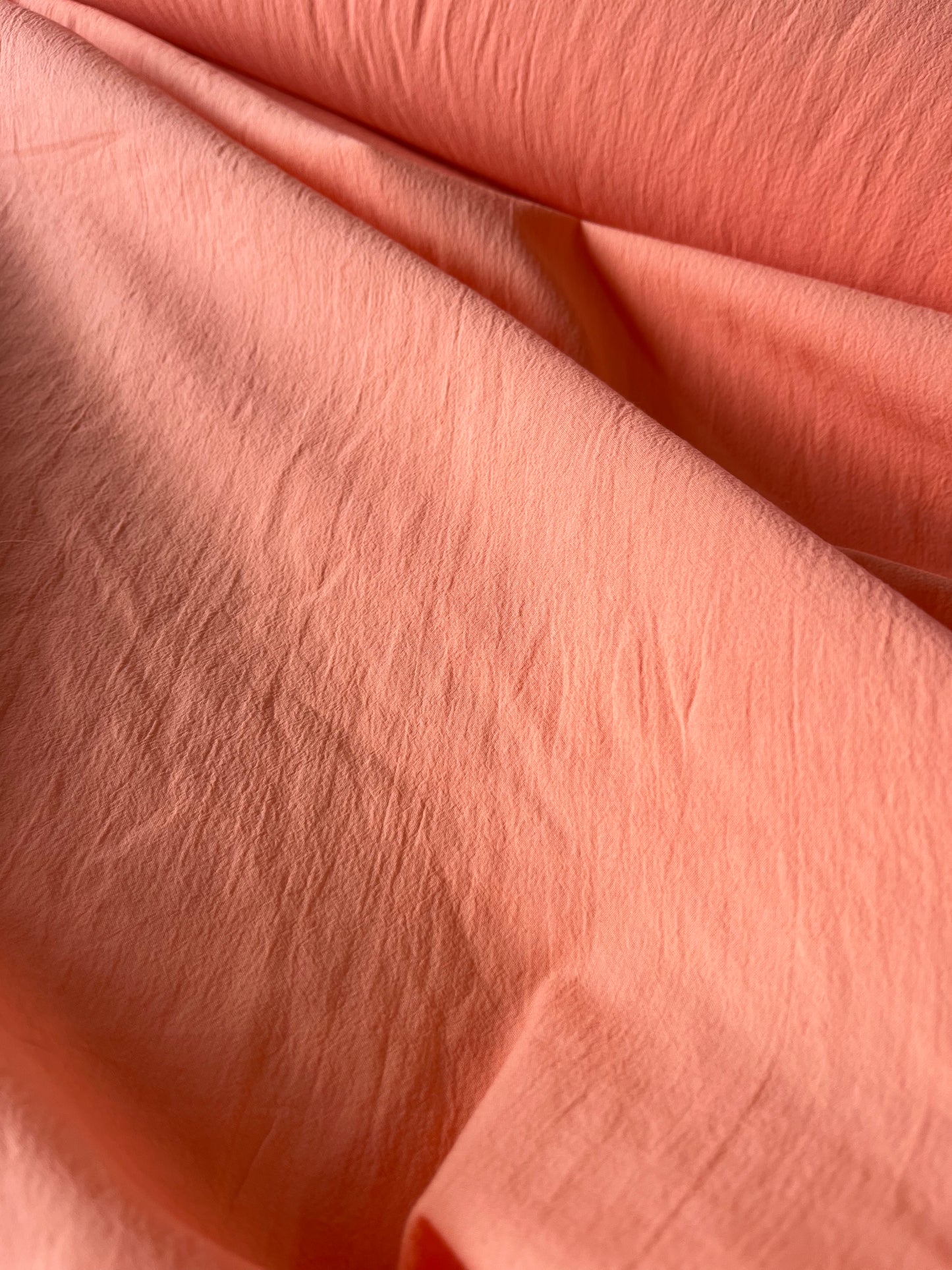 GARRY 022 washed cotton crepon salmon