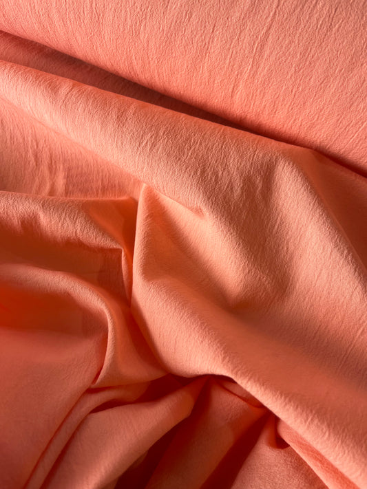 GARRY 022 washed cotton crepon salmon