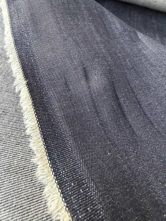 DENIM DROP 270 midweight denim stretch dark indigo