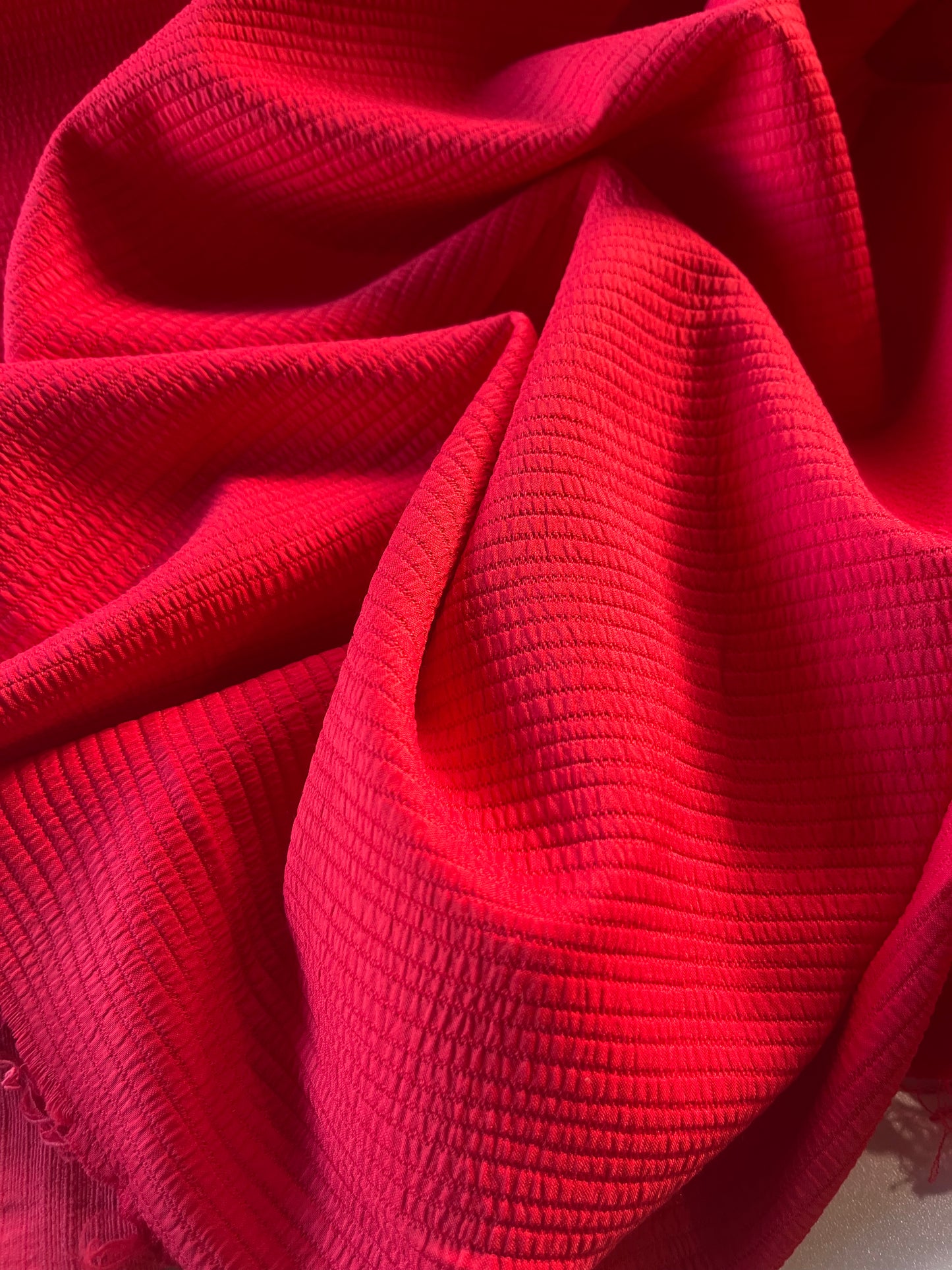 NENA 001 fantasy stretch fabric for suitings lipstick red