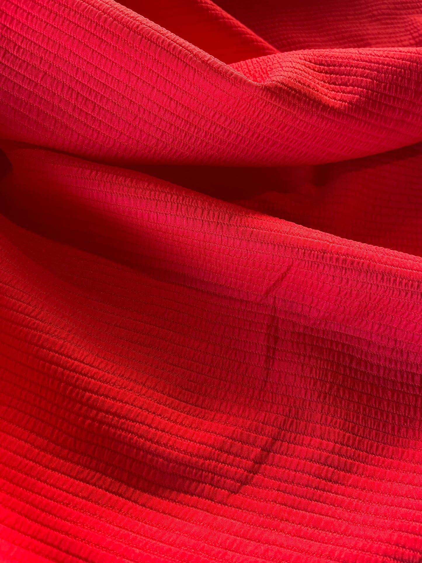 NENA 001 fantasy stretch fabric for suitings lipstick red