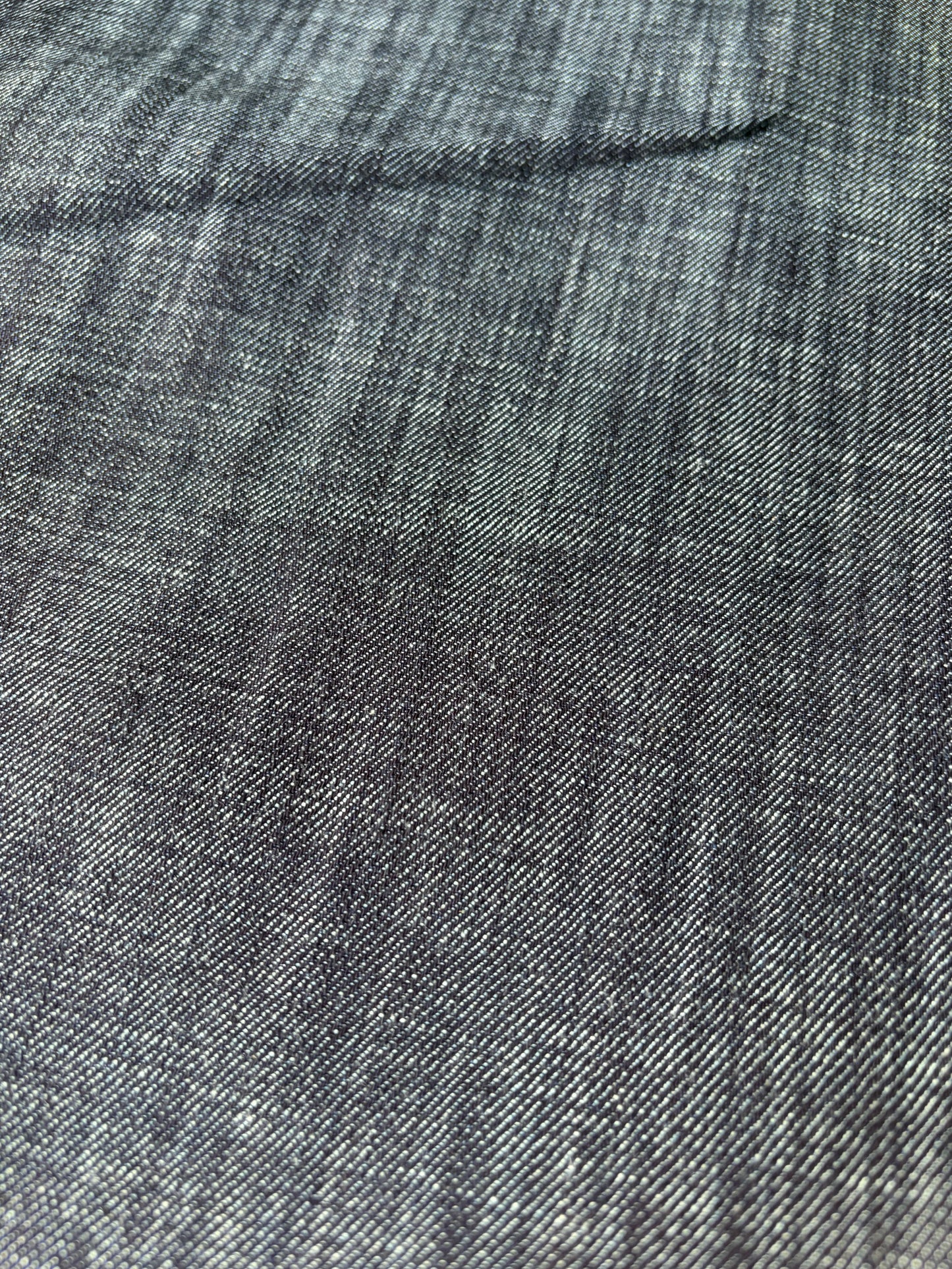 DENIM DROP 290 midweight slub denim stretch dark indigo