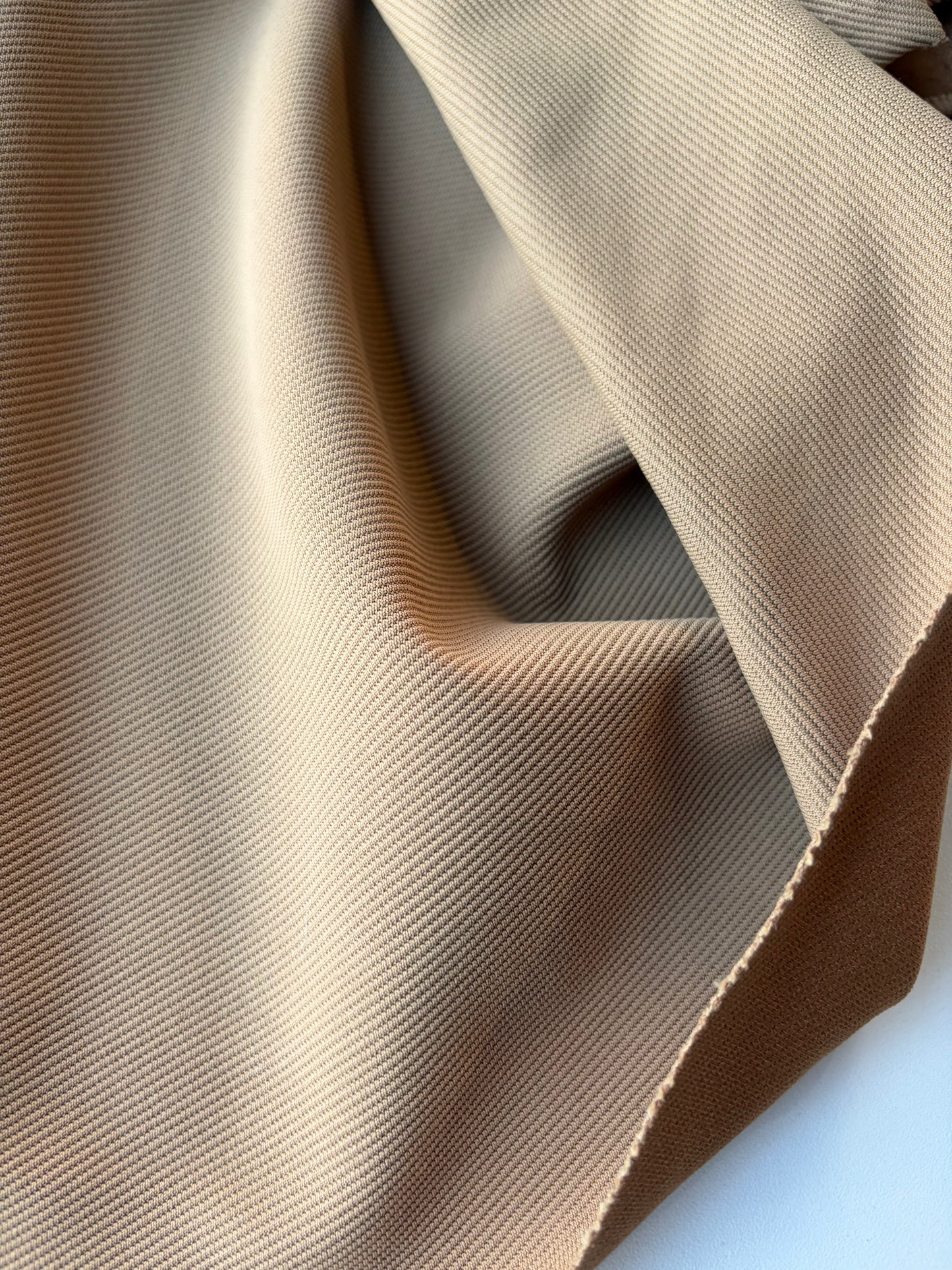 FELICE 001 camel coloured heavy tricotine stretch