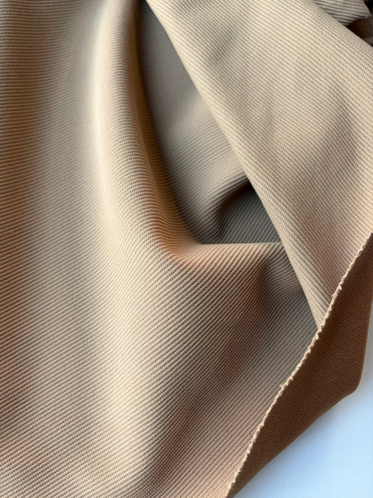 FELICE 001 camel coloured heavy tricotine stretch