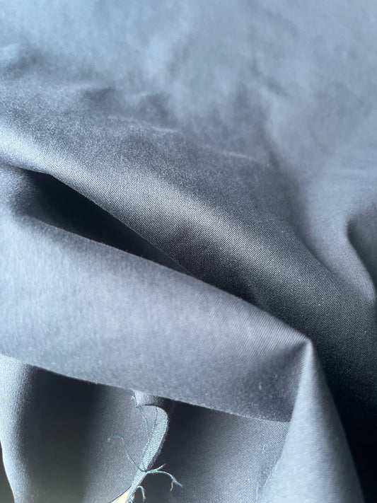 BACCHUS 026 cotton twill stretch navy