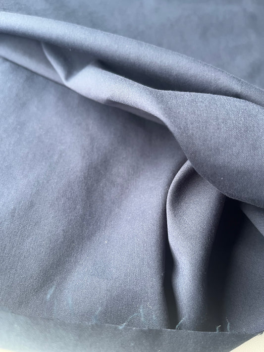 BACCHUS 026 cotton twill stretch navy