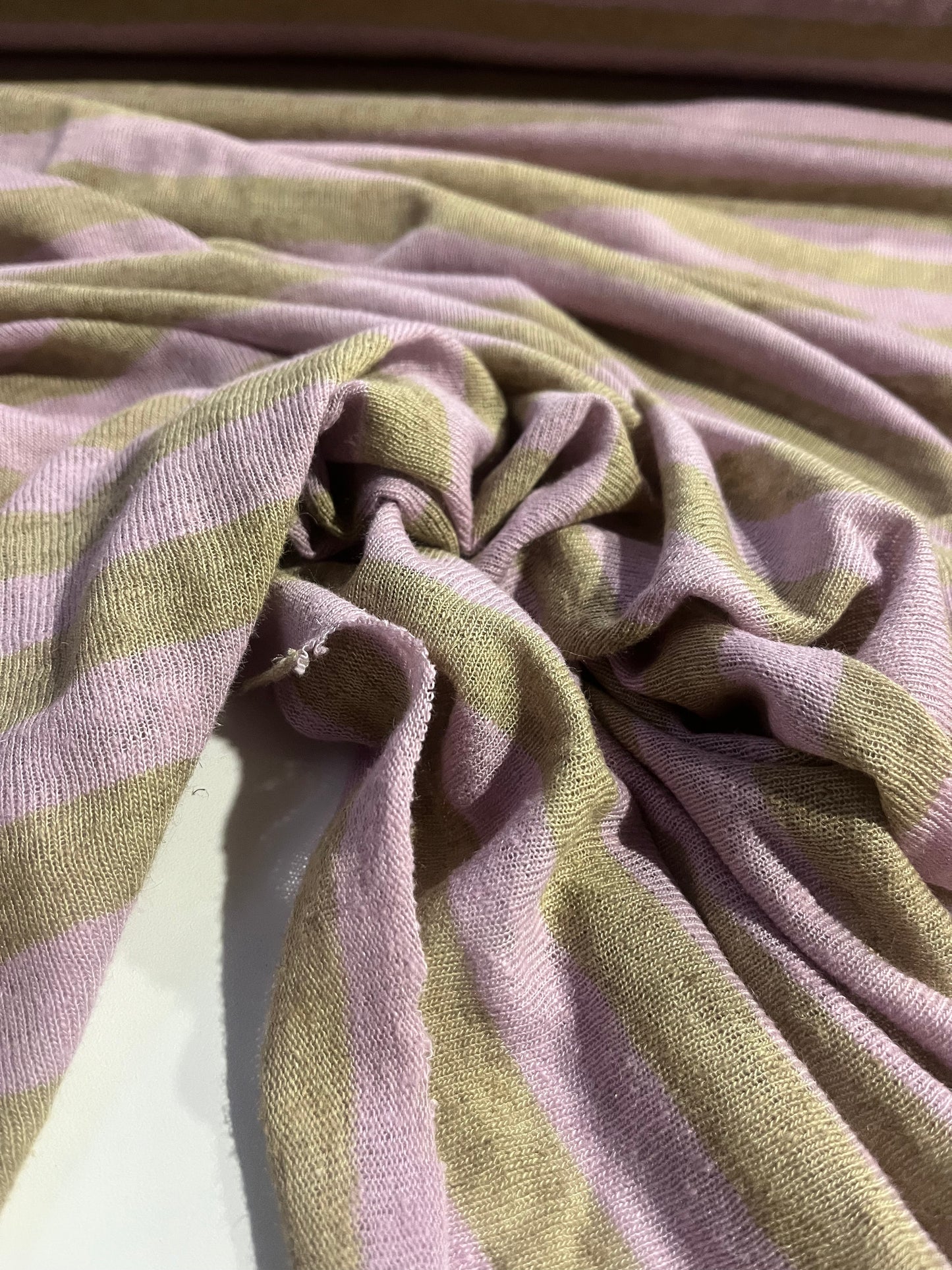 KNITTIES 015 jersey linen/cotton lilac/naturel