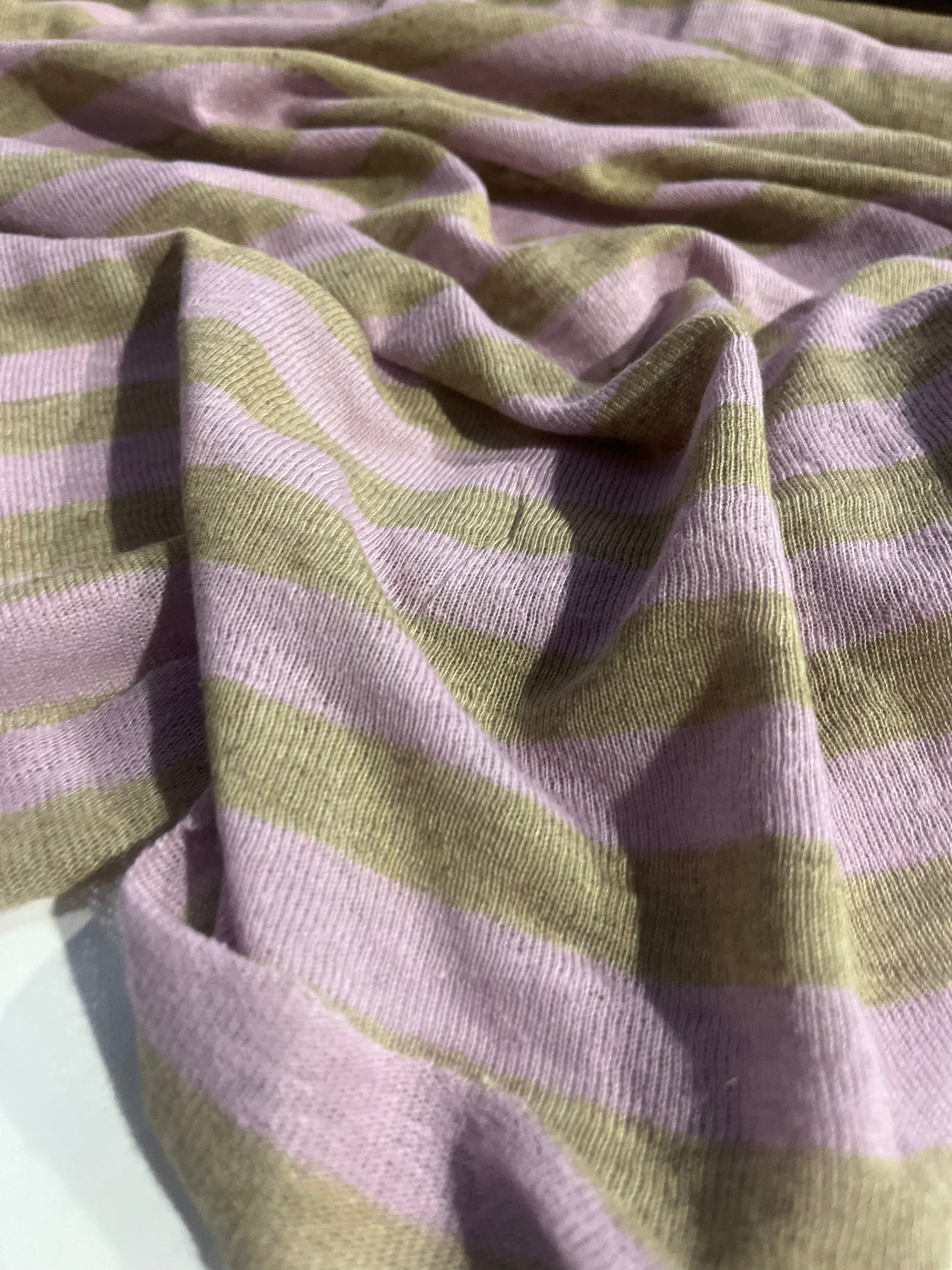 KNITTIES 015 jersey linen/cotton lilac/naturel