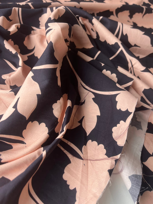 BACCHUS 028 silky poplin floral digital print