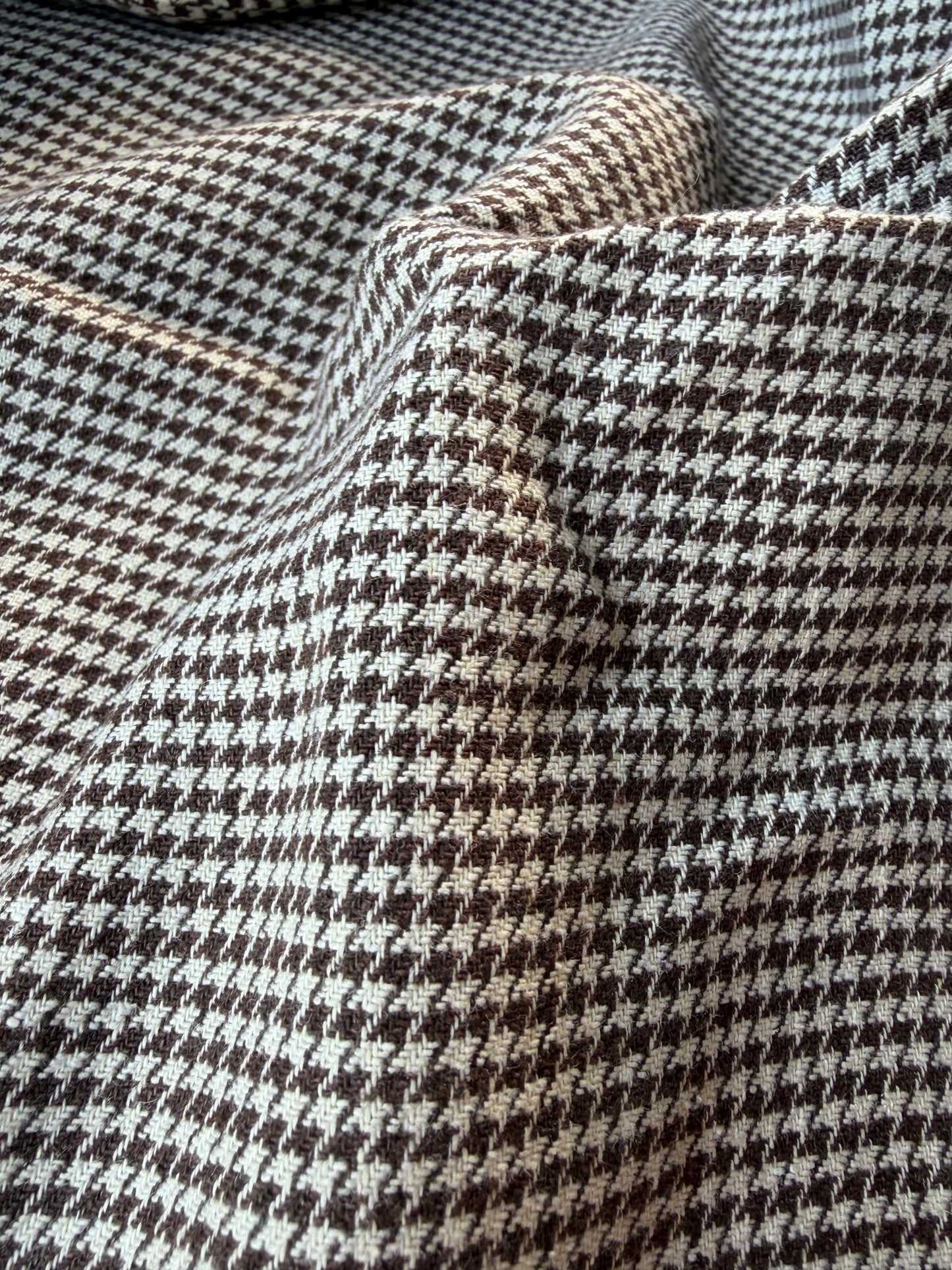 FELICE 005 cotton pied de poule brown/ecru
