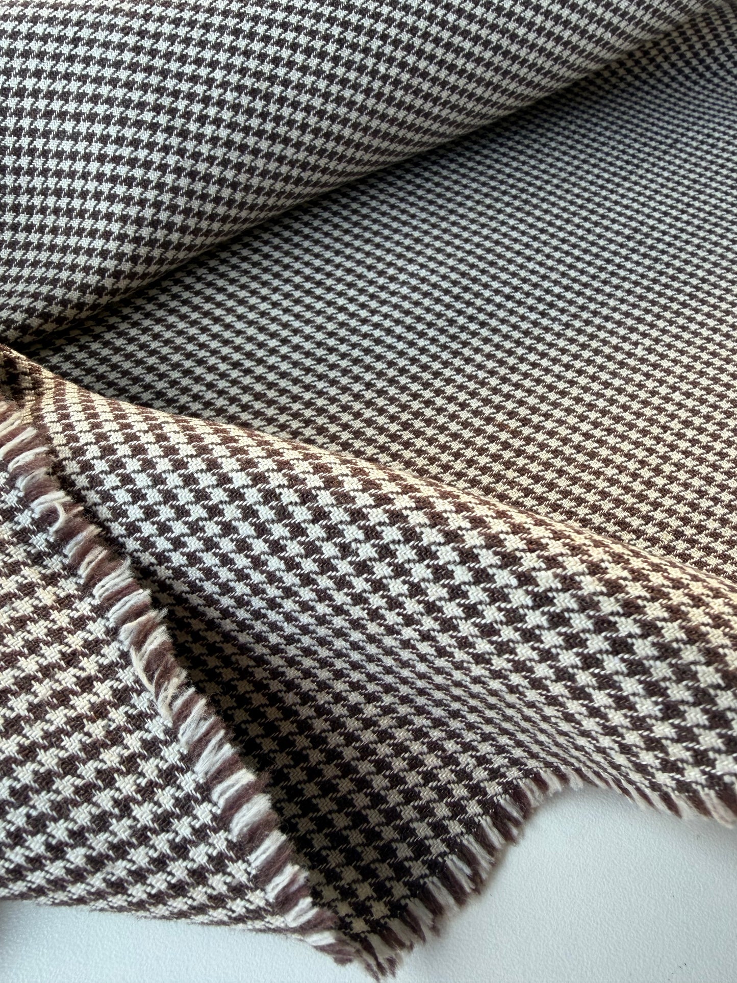 FELICE 005 cotton pied de poule brown/ecru