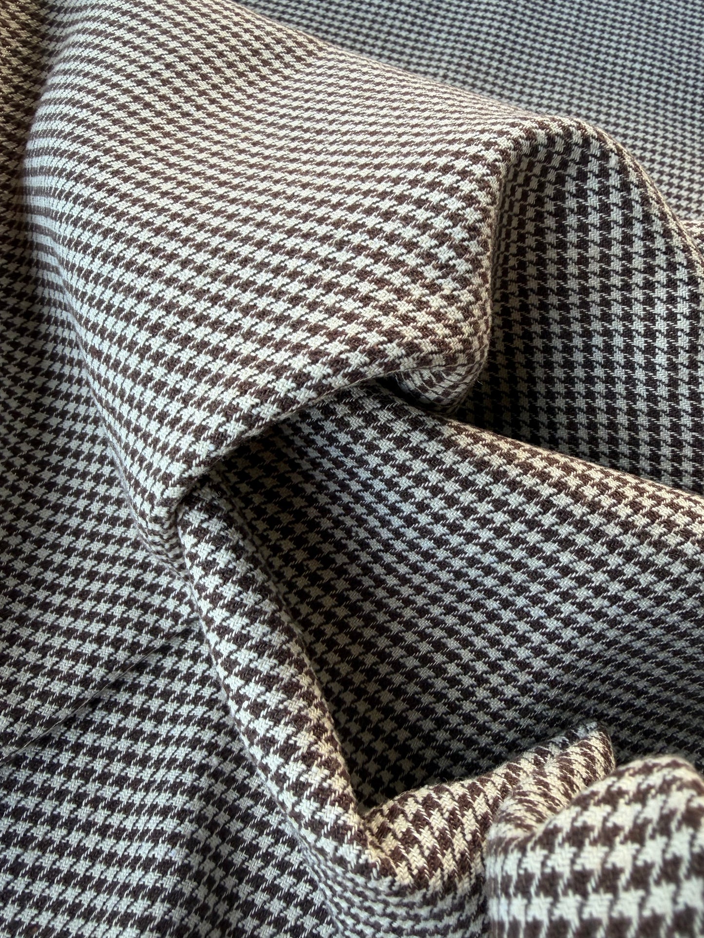 FELICE 005 cotton pied de poule brown/ecru