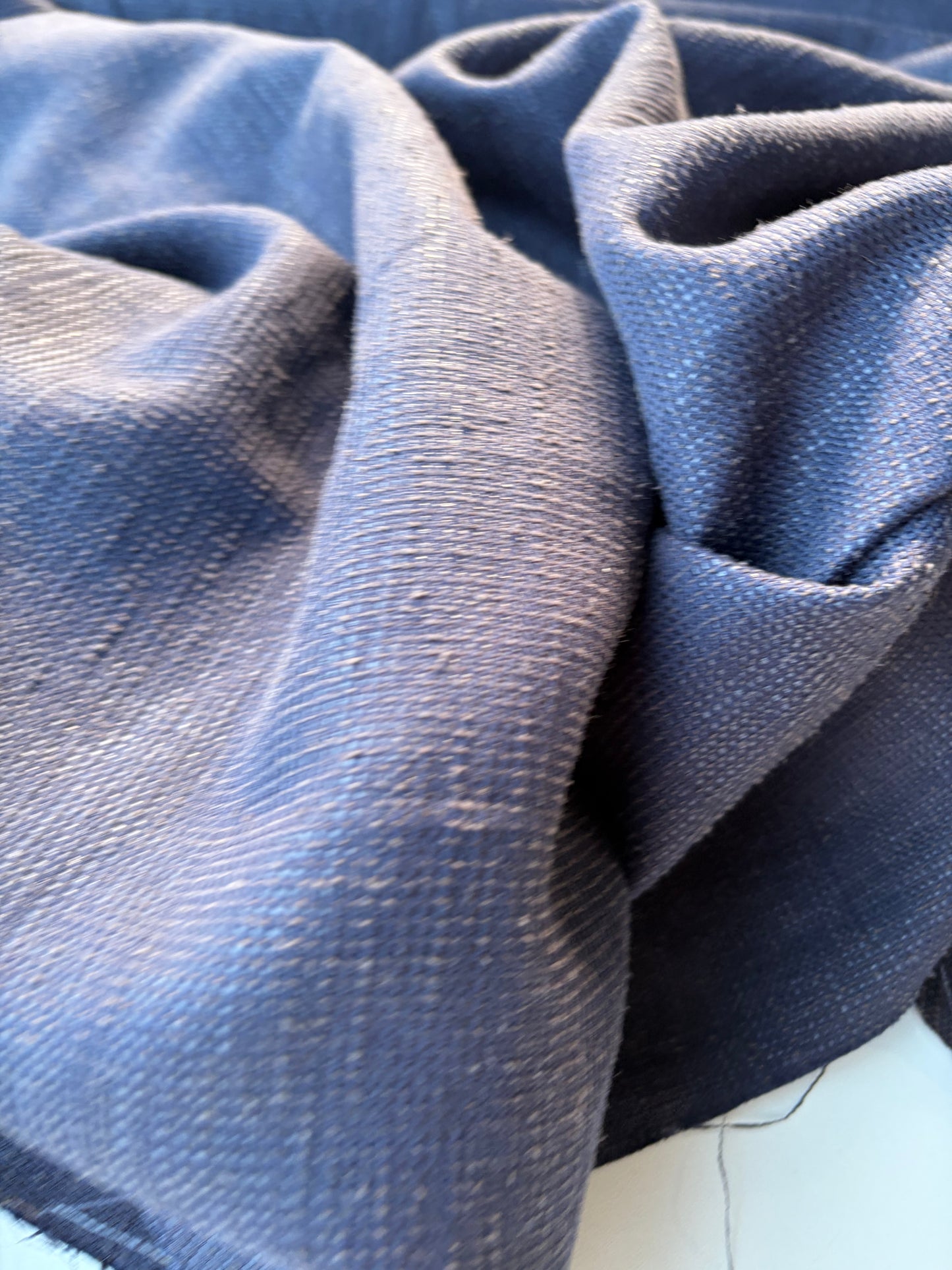 TOTO 051 linen/viscose panama navy
