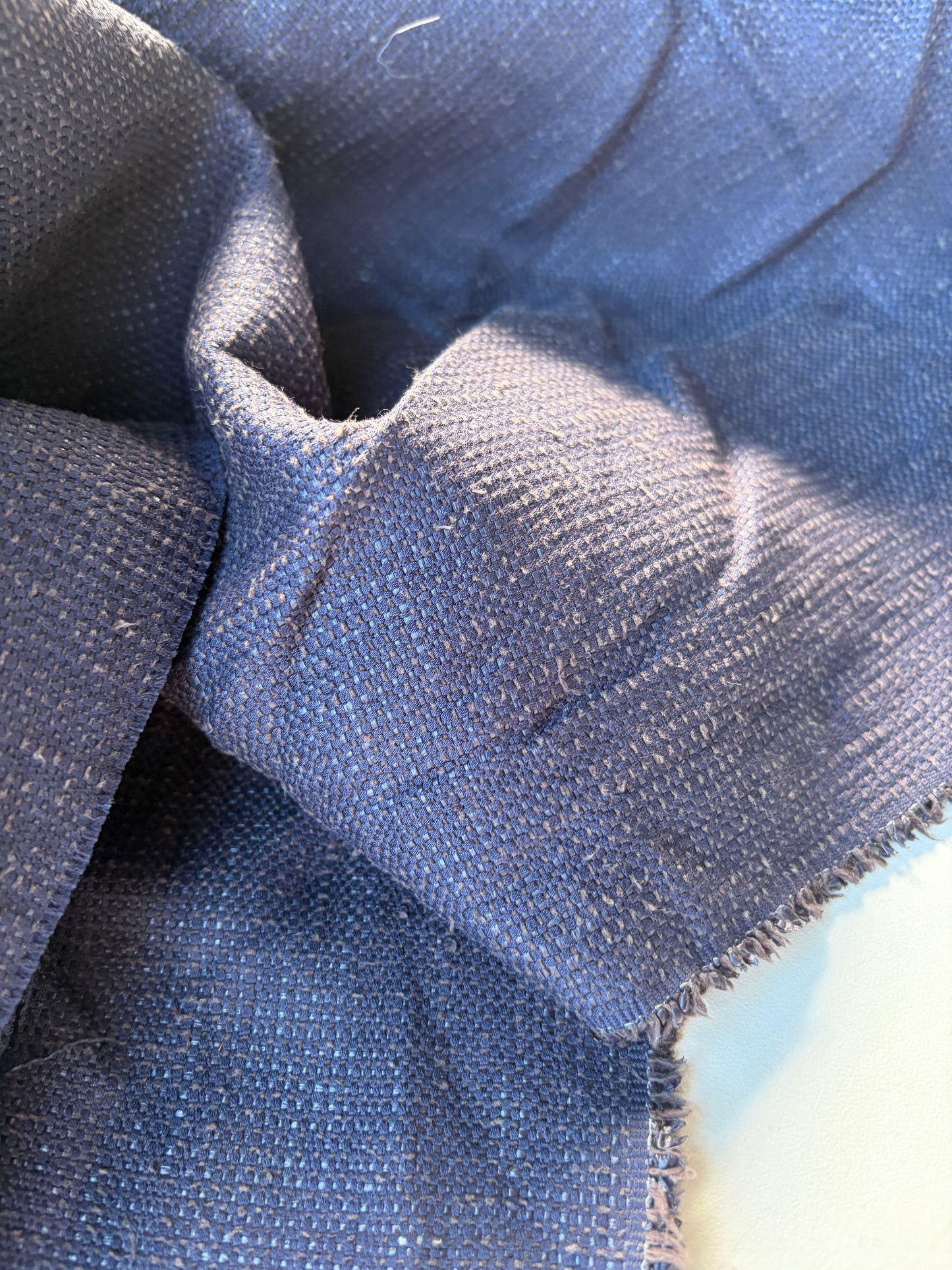TOTO 051 linen/viscose panama navy
