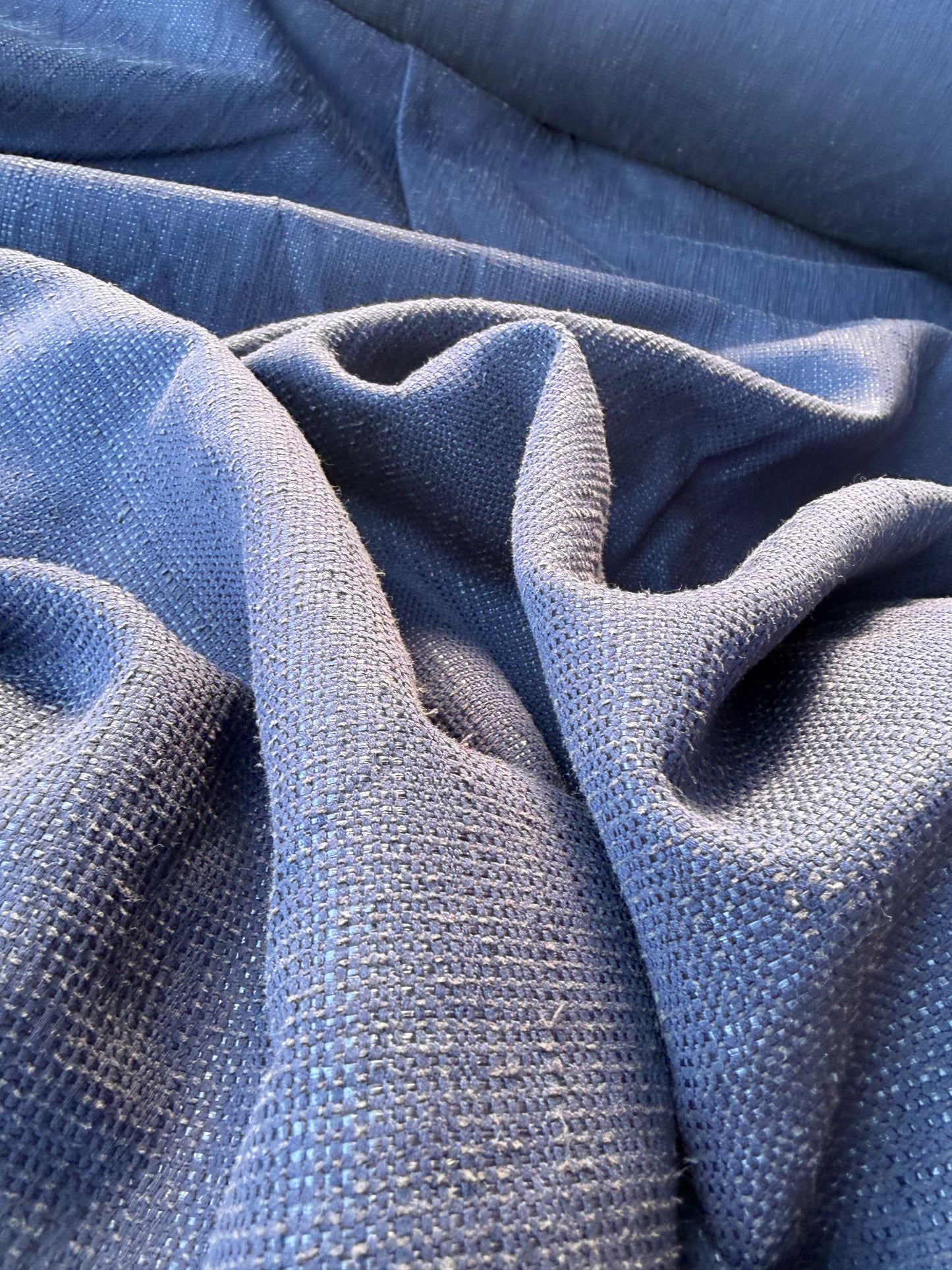 TOTO 051 linen/viscose panama navy
