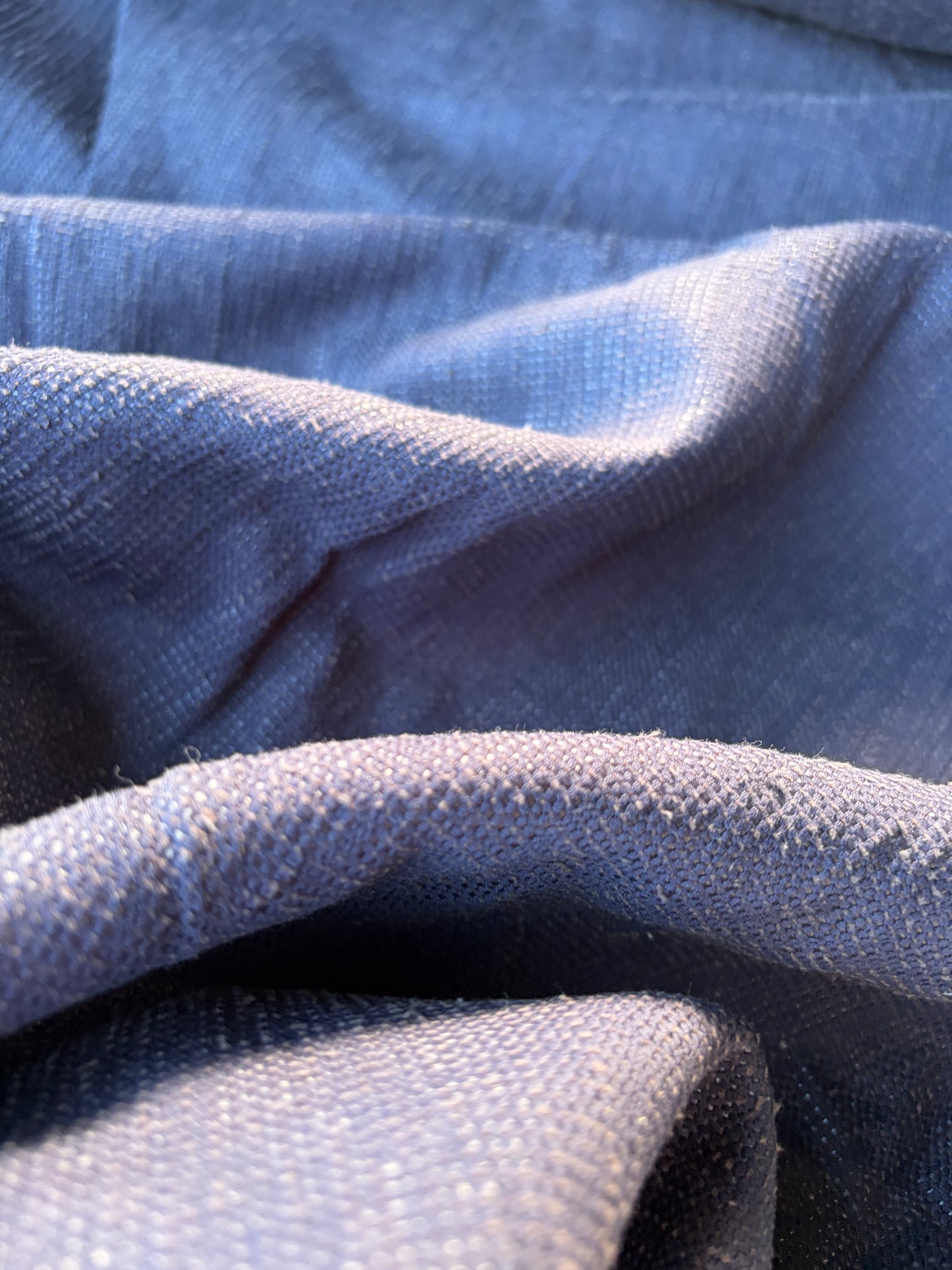 TOTO 051 linen/viscose panama navy