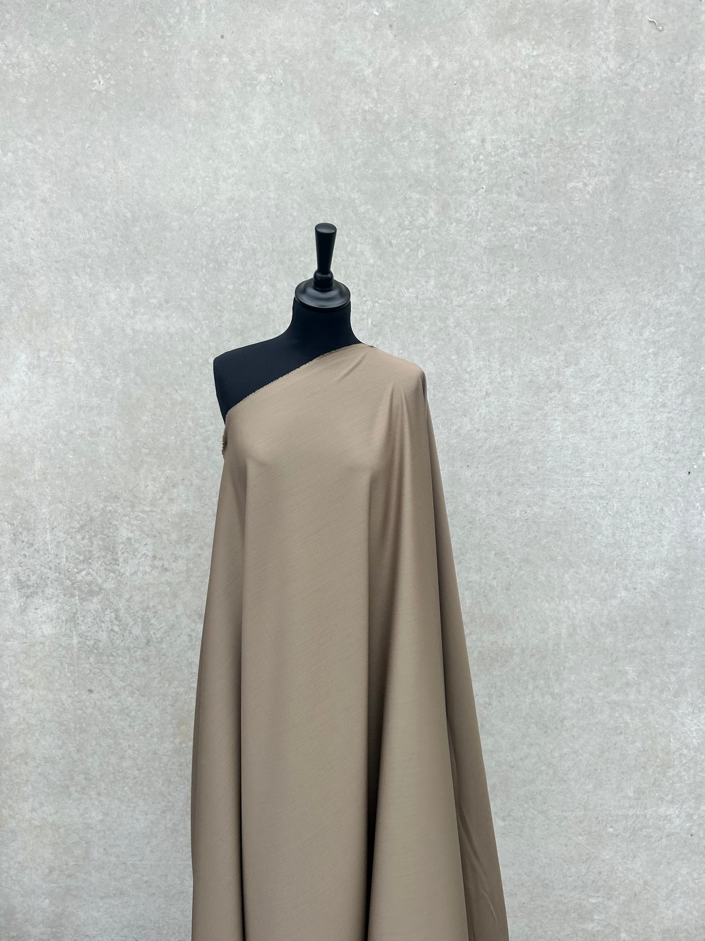 PREM10054 soft and fluid broken twill stretch Loro Piana olive