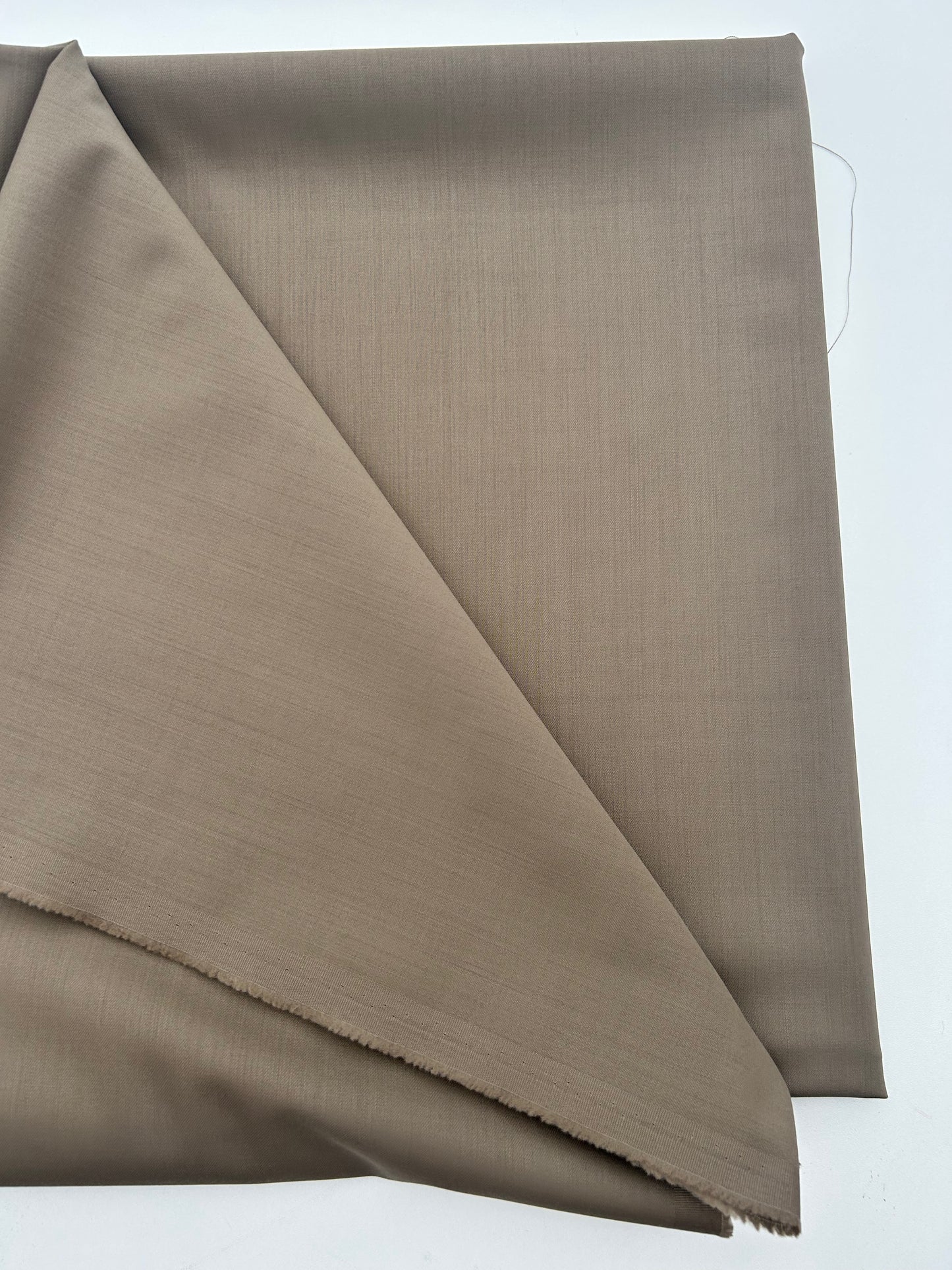 PREM10054 soft and fluid broken twill stretch Loro Piana olive