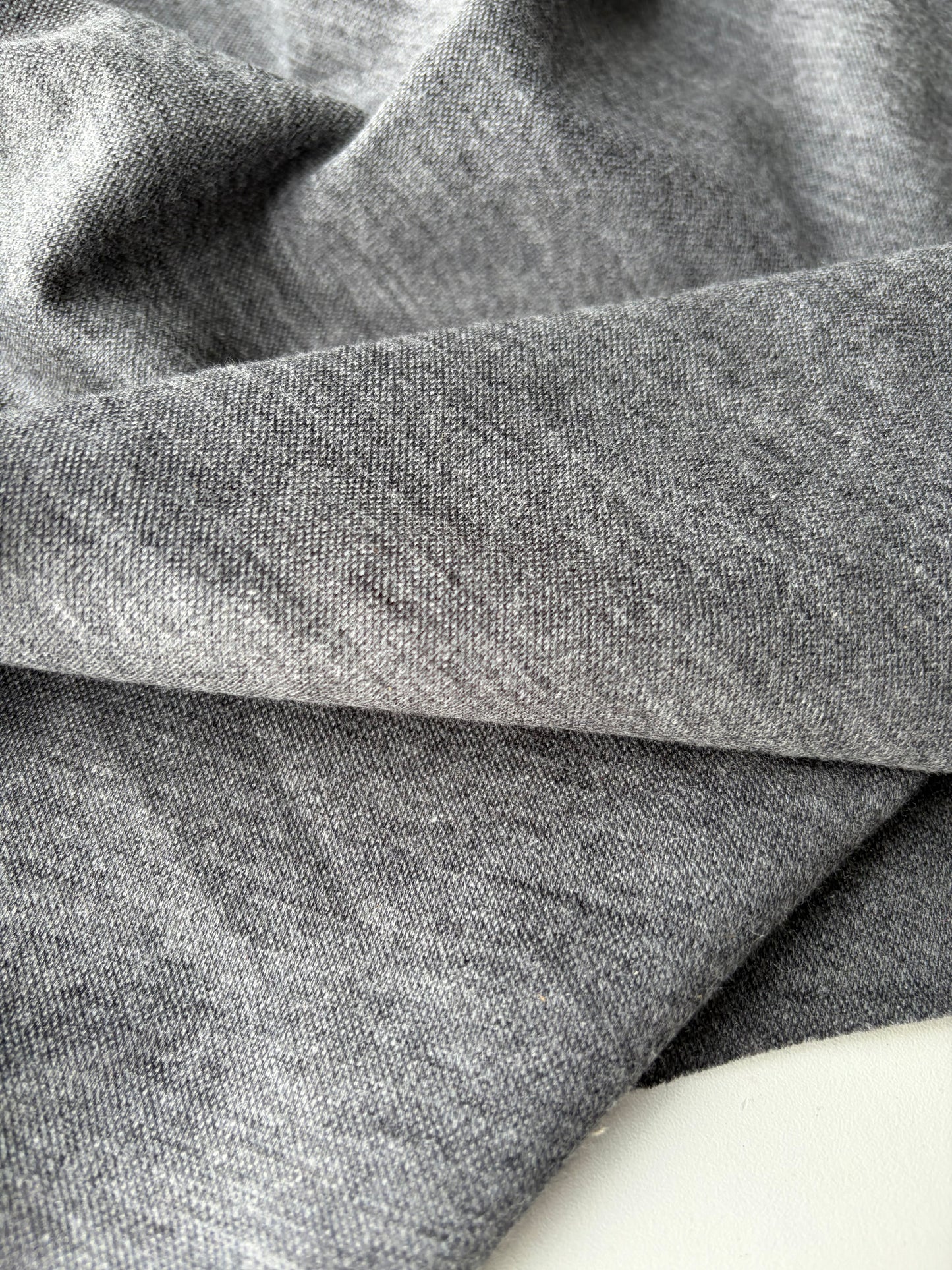 FELICE 009 grey mélange warm jersey