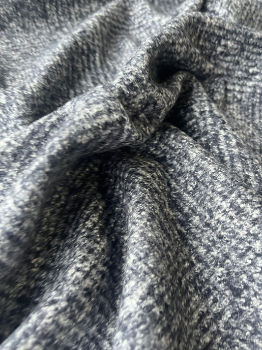 PABLO 008 Wool jersey prince de Galles grey