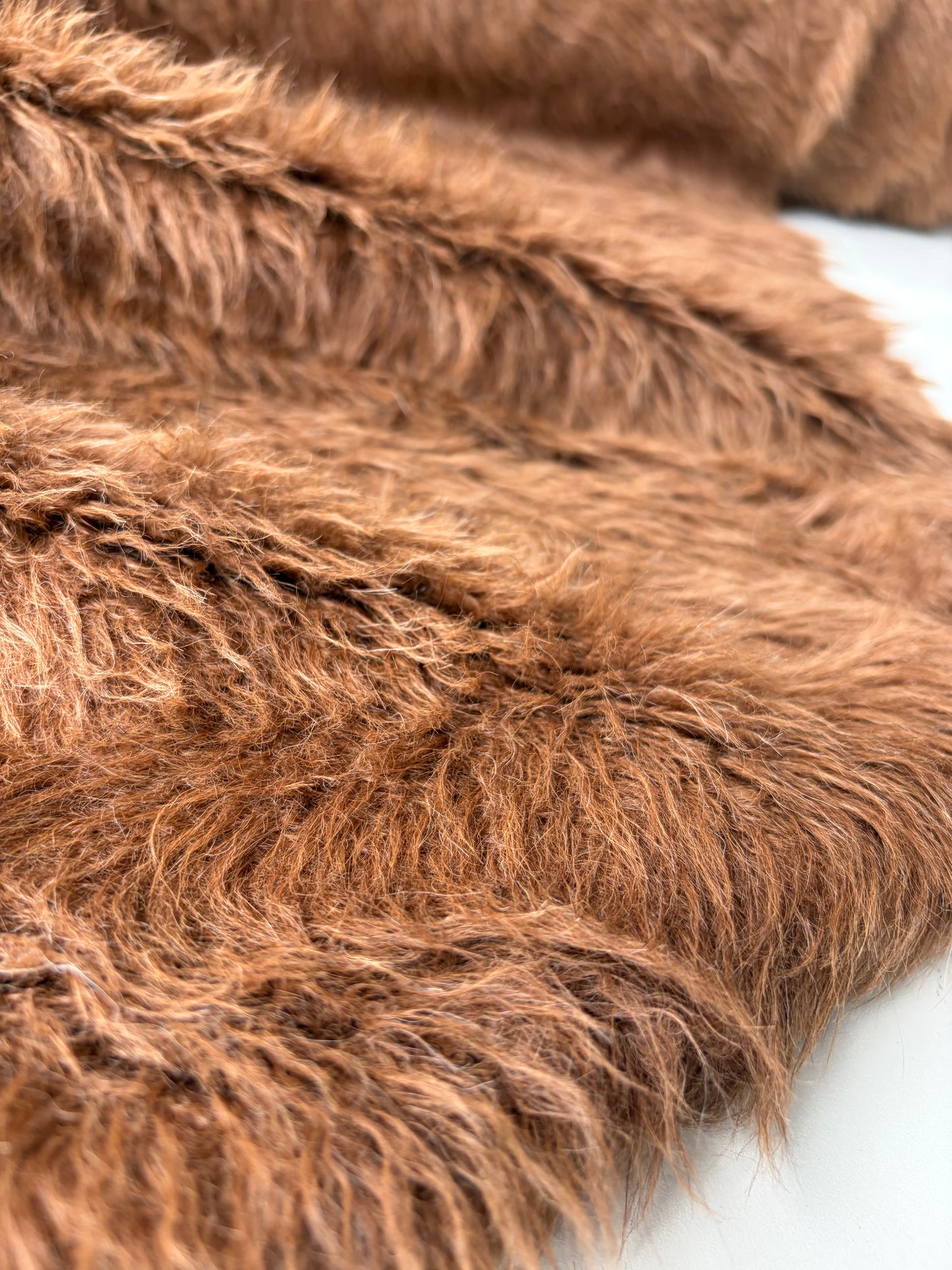 FELICE 014 fake fur hairy woolen coat fabric