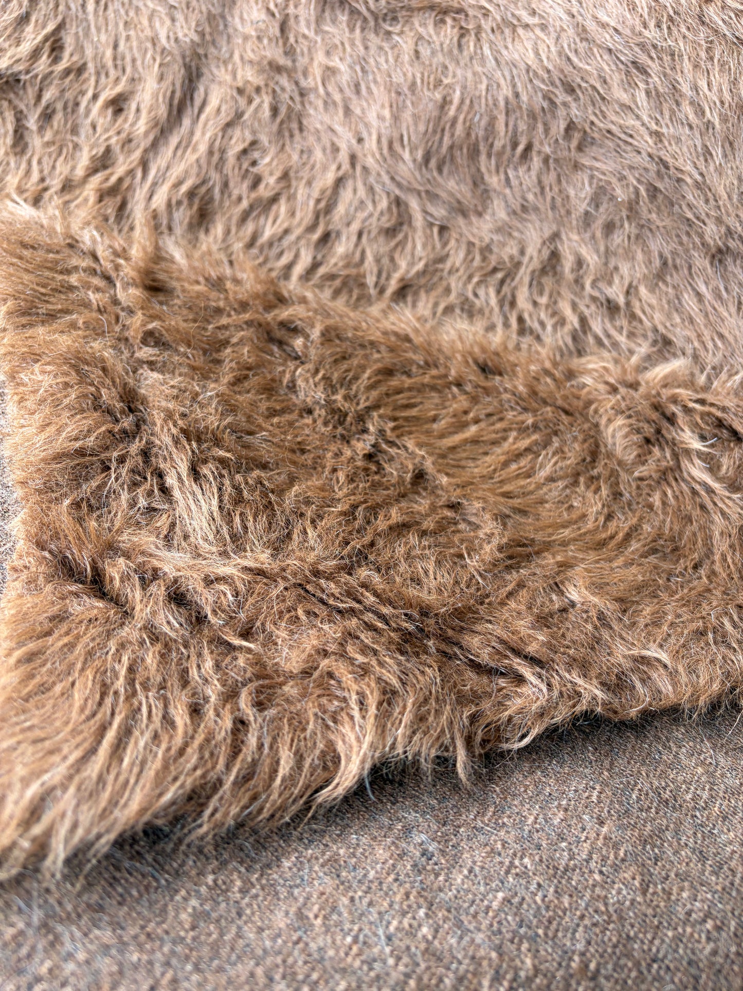 FELICE 014 fake fur hairy woolen coat fabric
