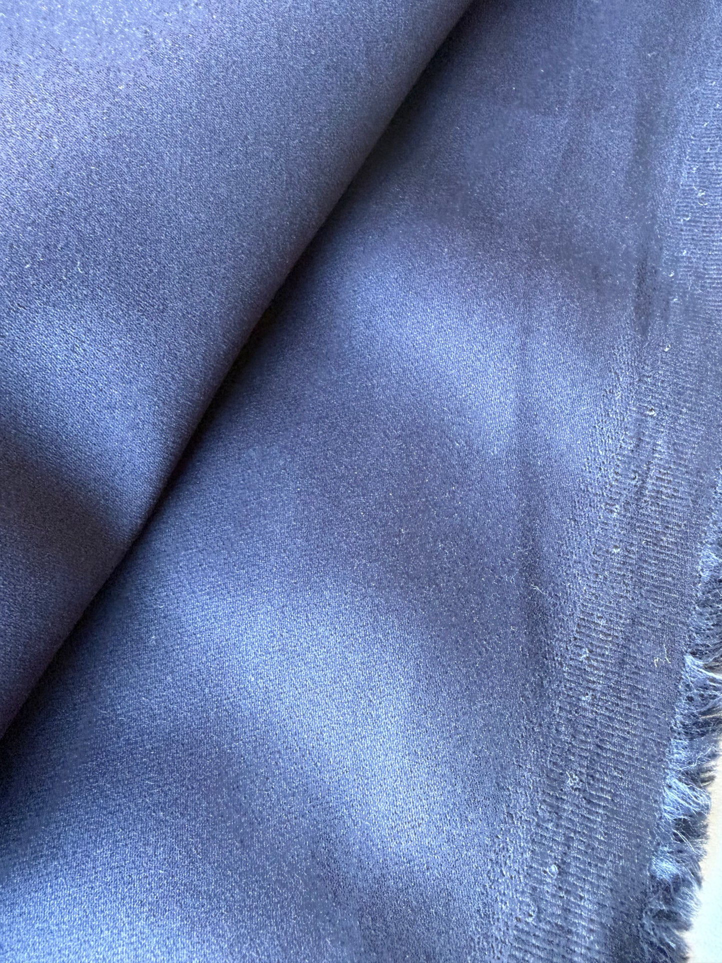 FELICE 018 navy cotton stretch peach finish