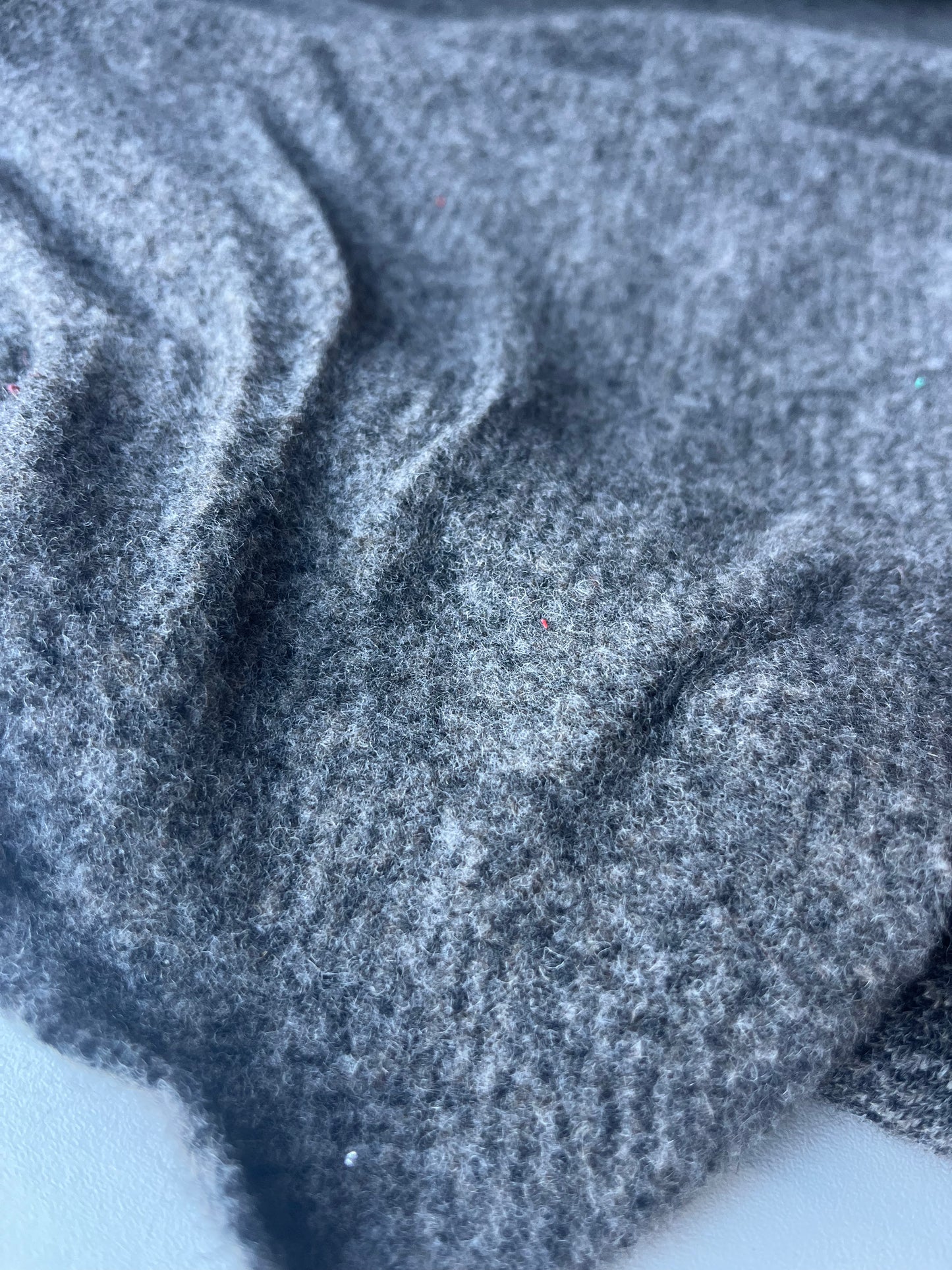PABLO 015 boiled wool brown herringbone