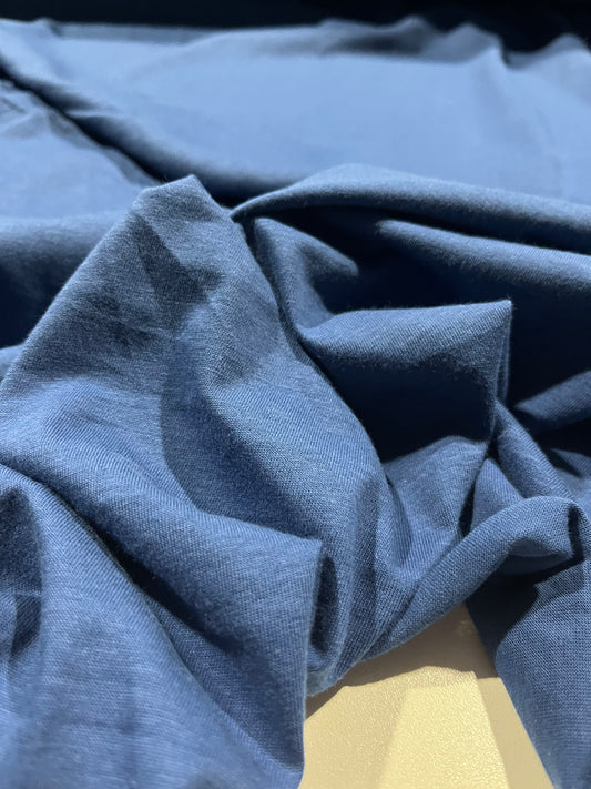 SOFT Origin 001 cotton jersey indigo