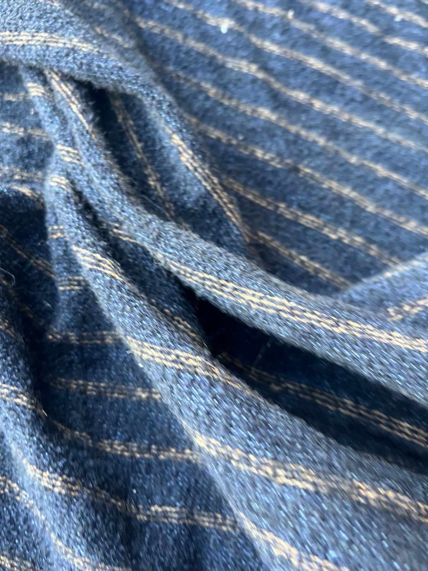 PABLO 016 heavy Jersey piqué with wool stripes