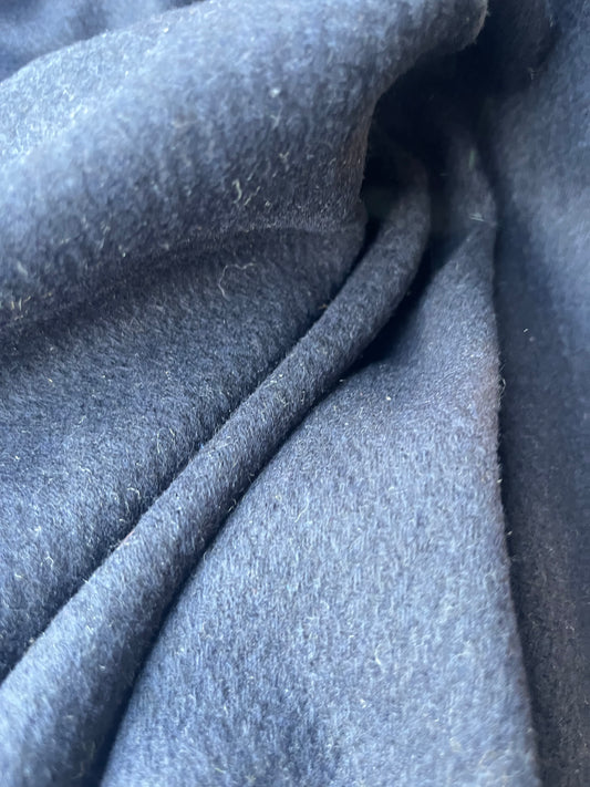 PABLO 017 structured wool caban navy