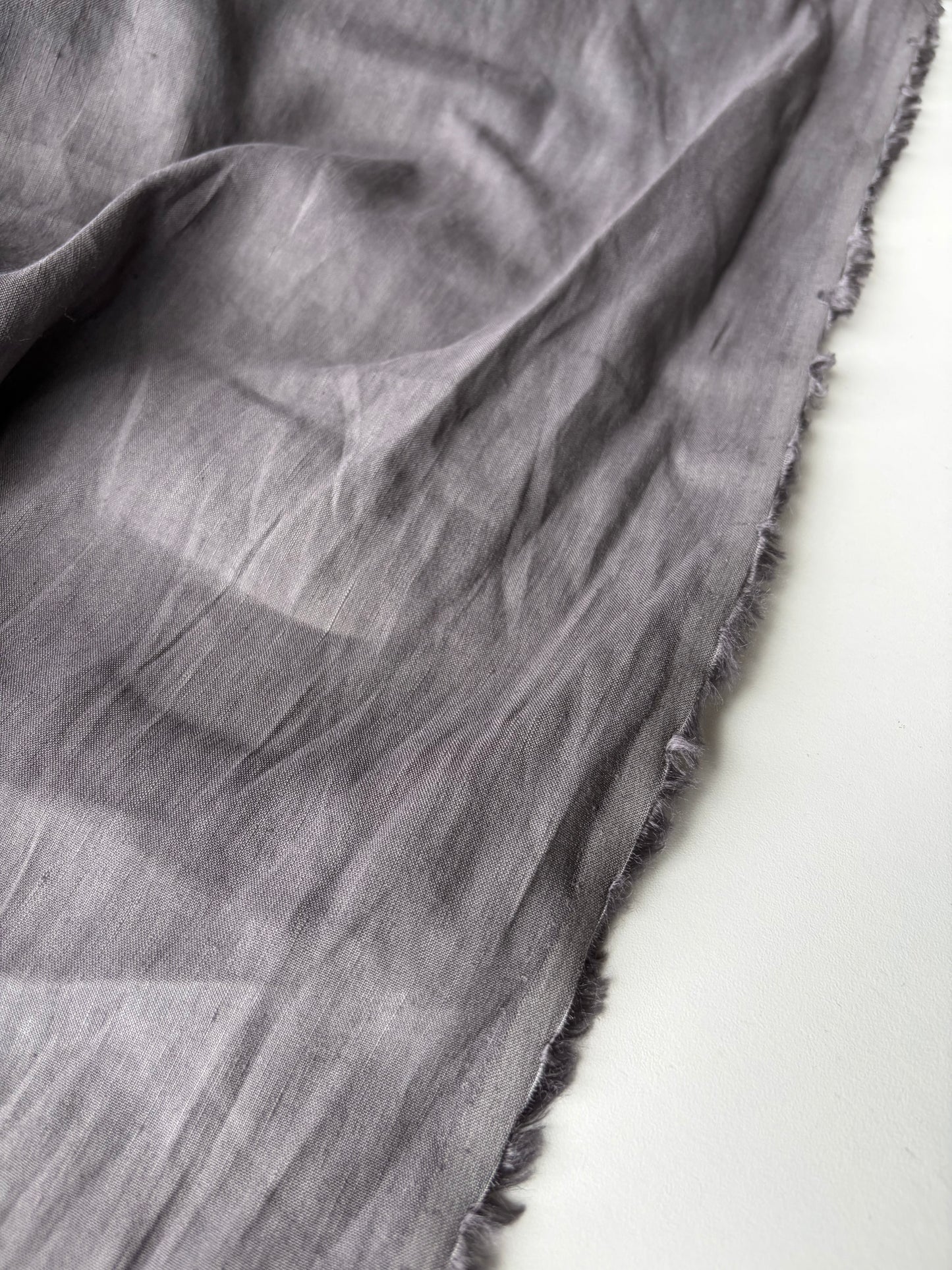 FELICE 022 washed linen stretch grey/taupe