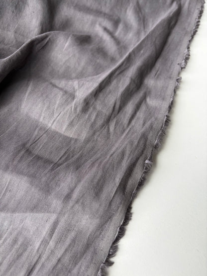FELICE 022 washed linen stretch grey/taupe