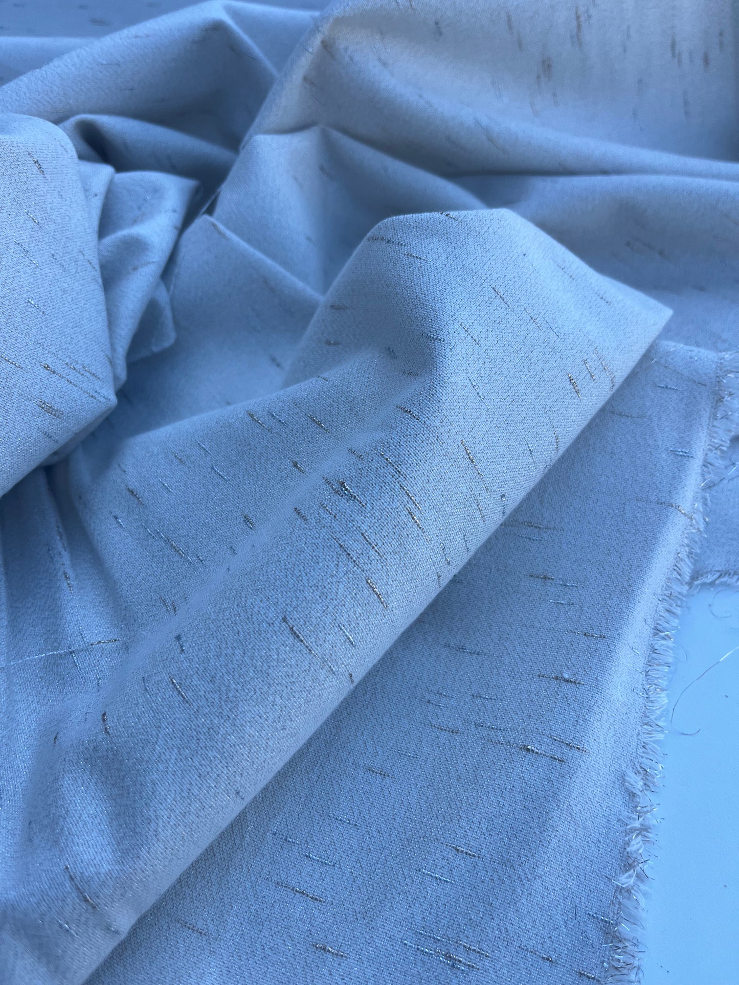 NENA 025 cotton jacquard with lurex spots