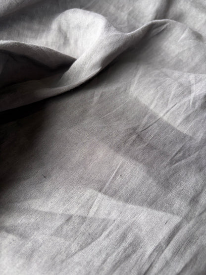 FELICE 022 washed linen stretch grey/taupe
