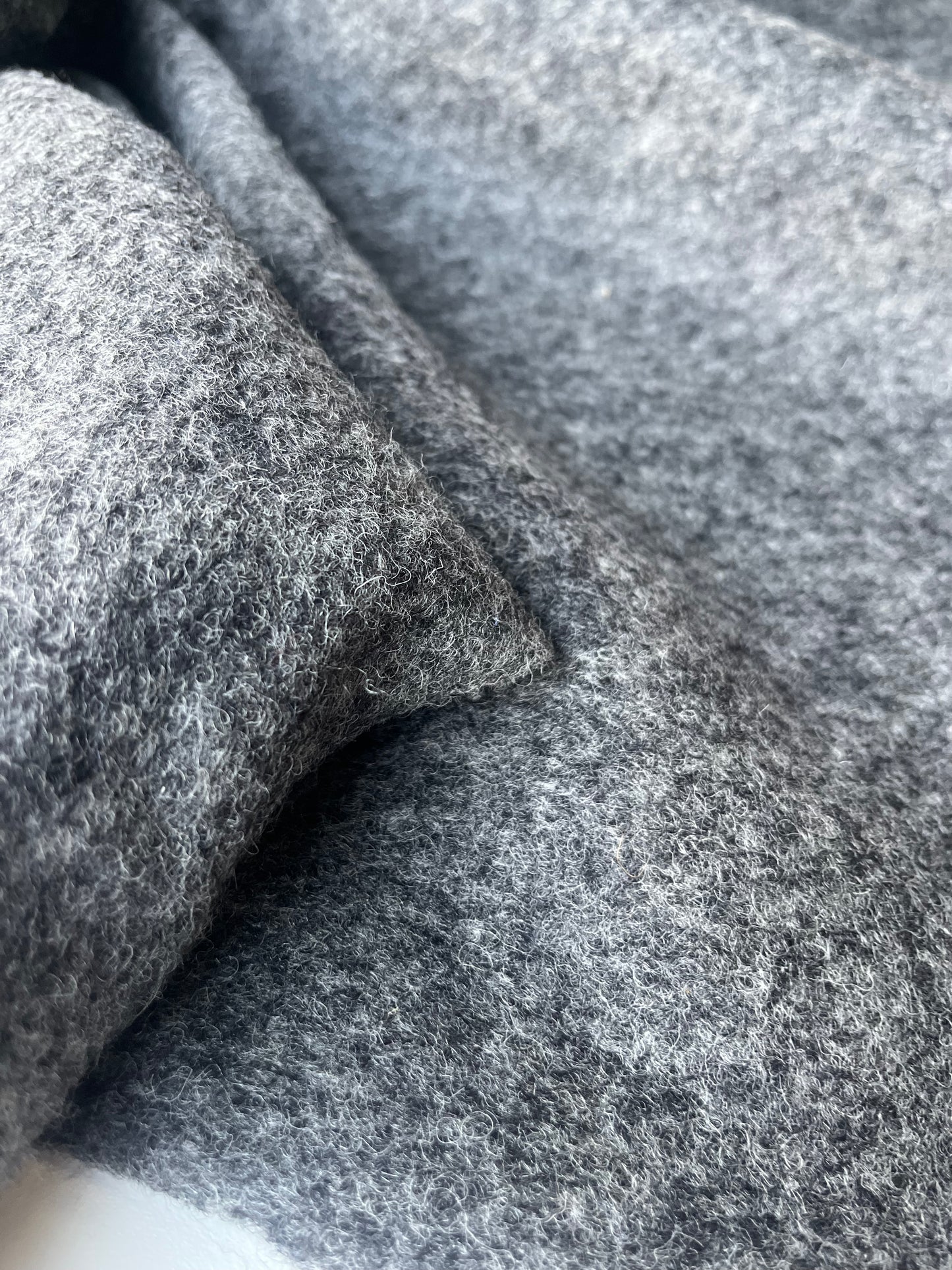 PABLO 002 boiled wool grey mélange
