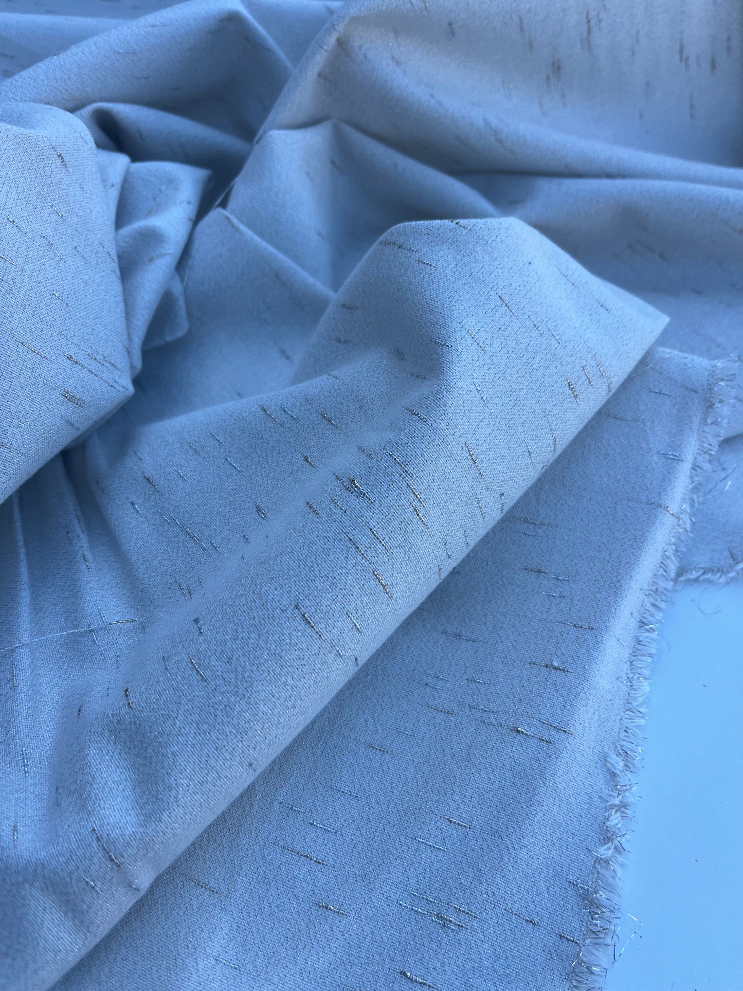 NENA 025 cotton jacquard with lurex spots