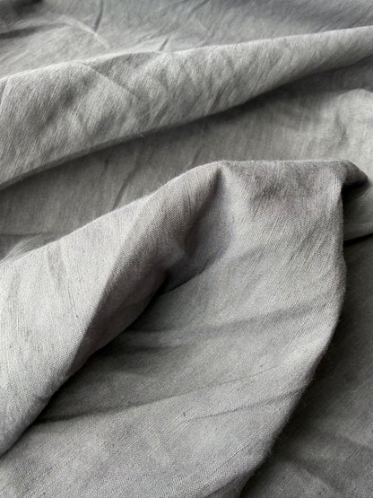 FELICE 022 washed linen stretch grey/taupe