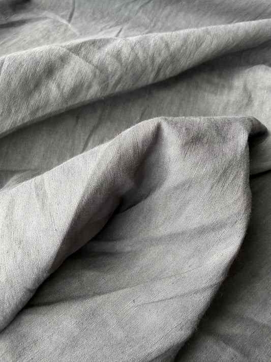 FELICE 022 washed linen stretch grey/taupe