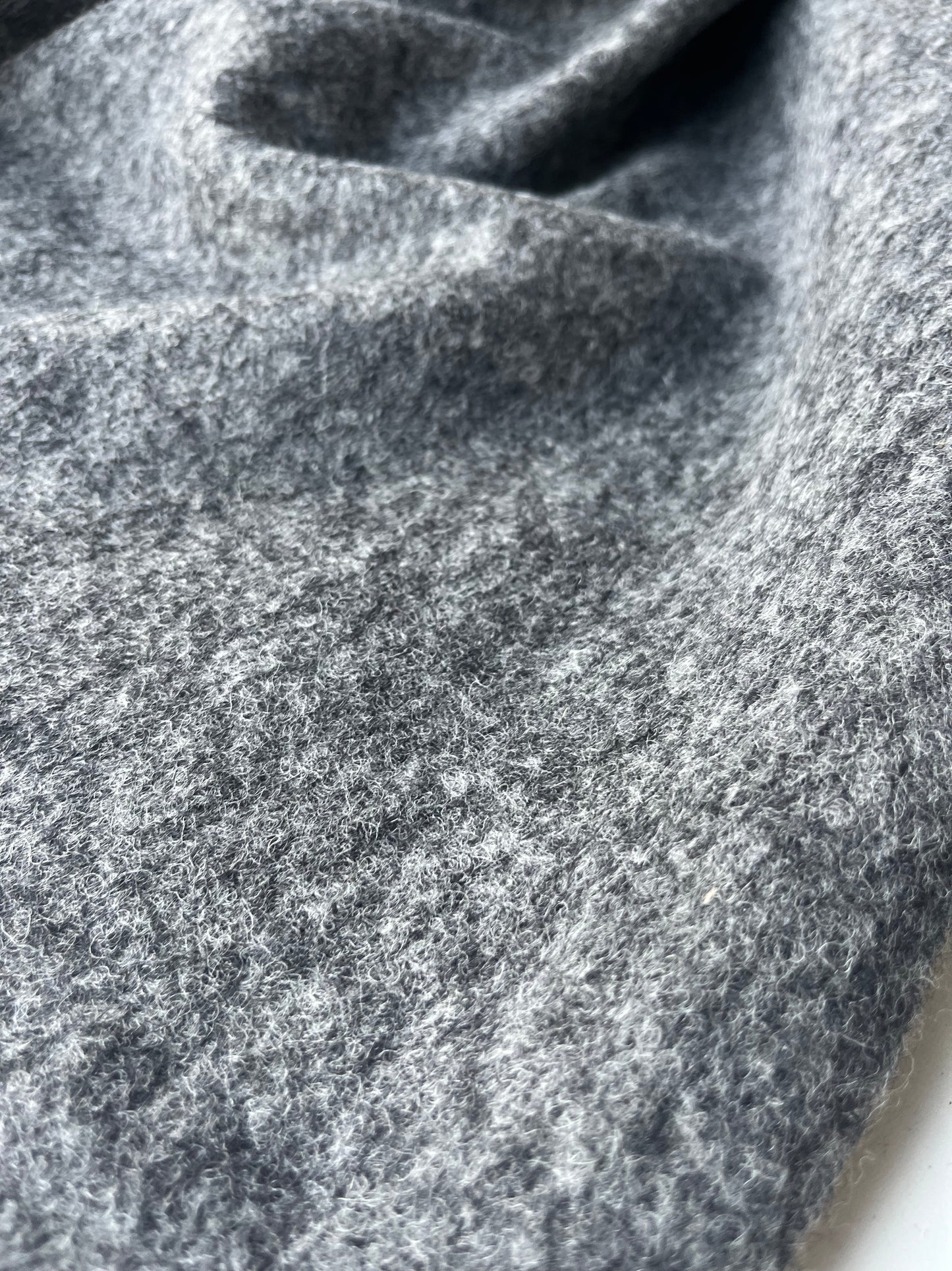 PABLO 002 boiled wool grey mélange