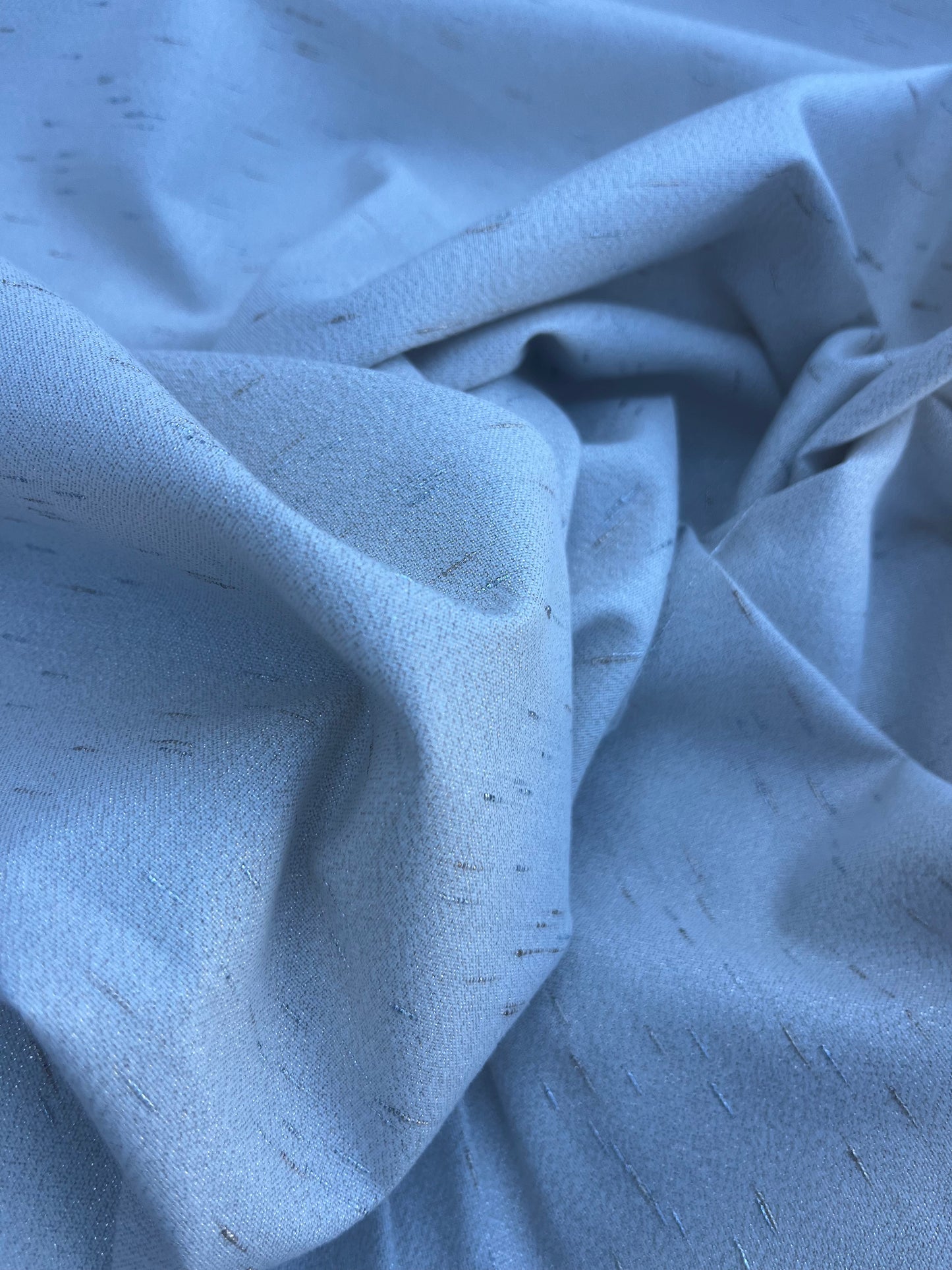 NENA 025 cotton jacquard with lurex spots
