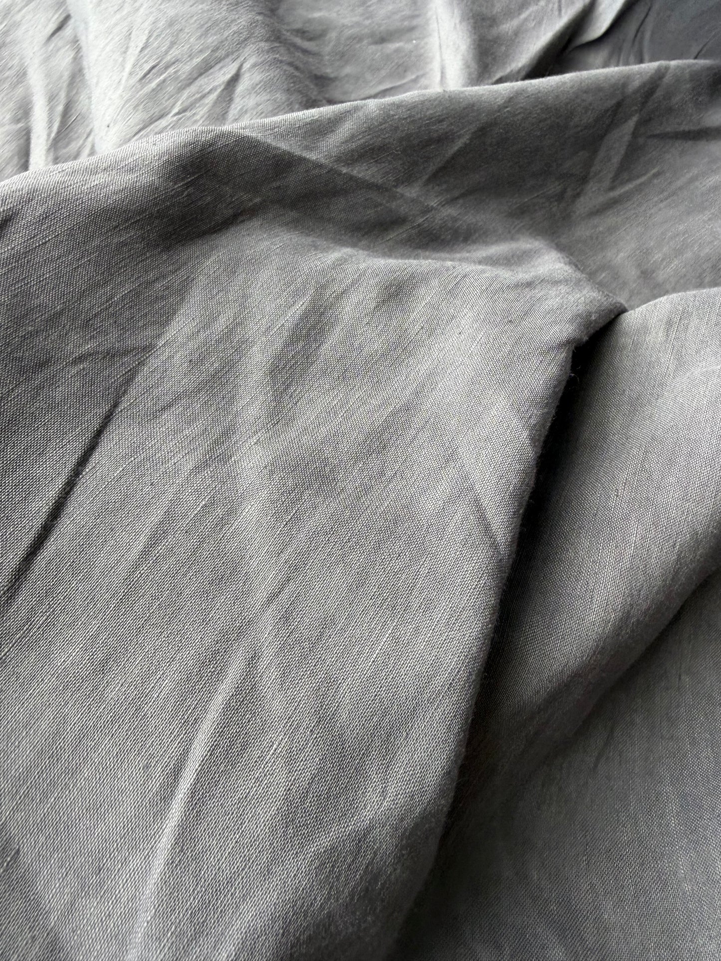 FELICE 022 washed linen stretch grey/taupe
