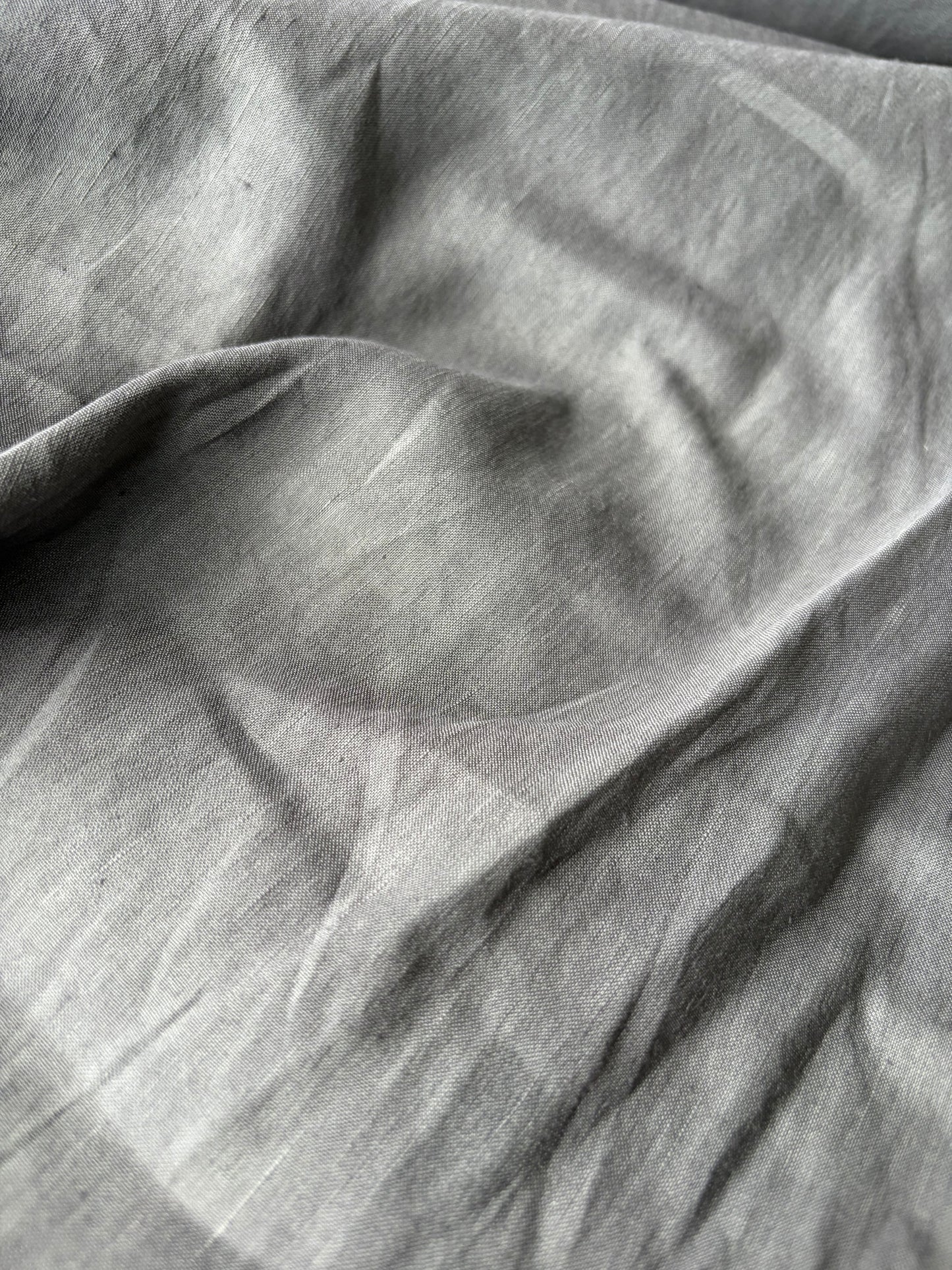 FELICE 022 washed linen stretch grey/taupe