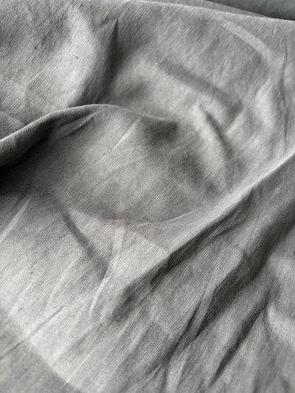FELICE 022 washed linen stretch grey/taupe